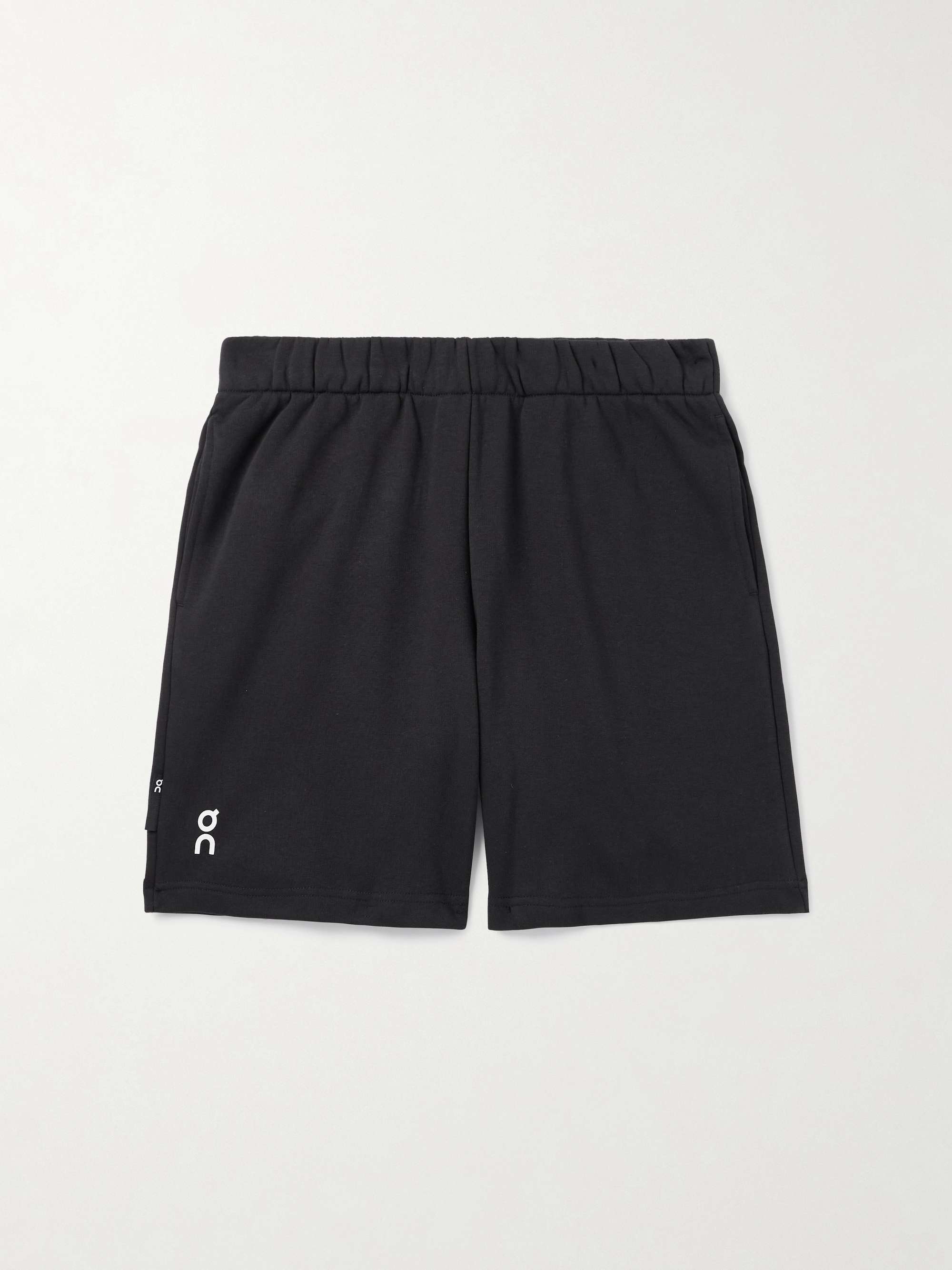 Club Logo-Print Cotton-Blend Jersey Shorts view