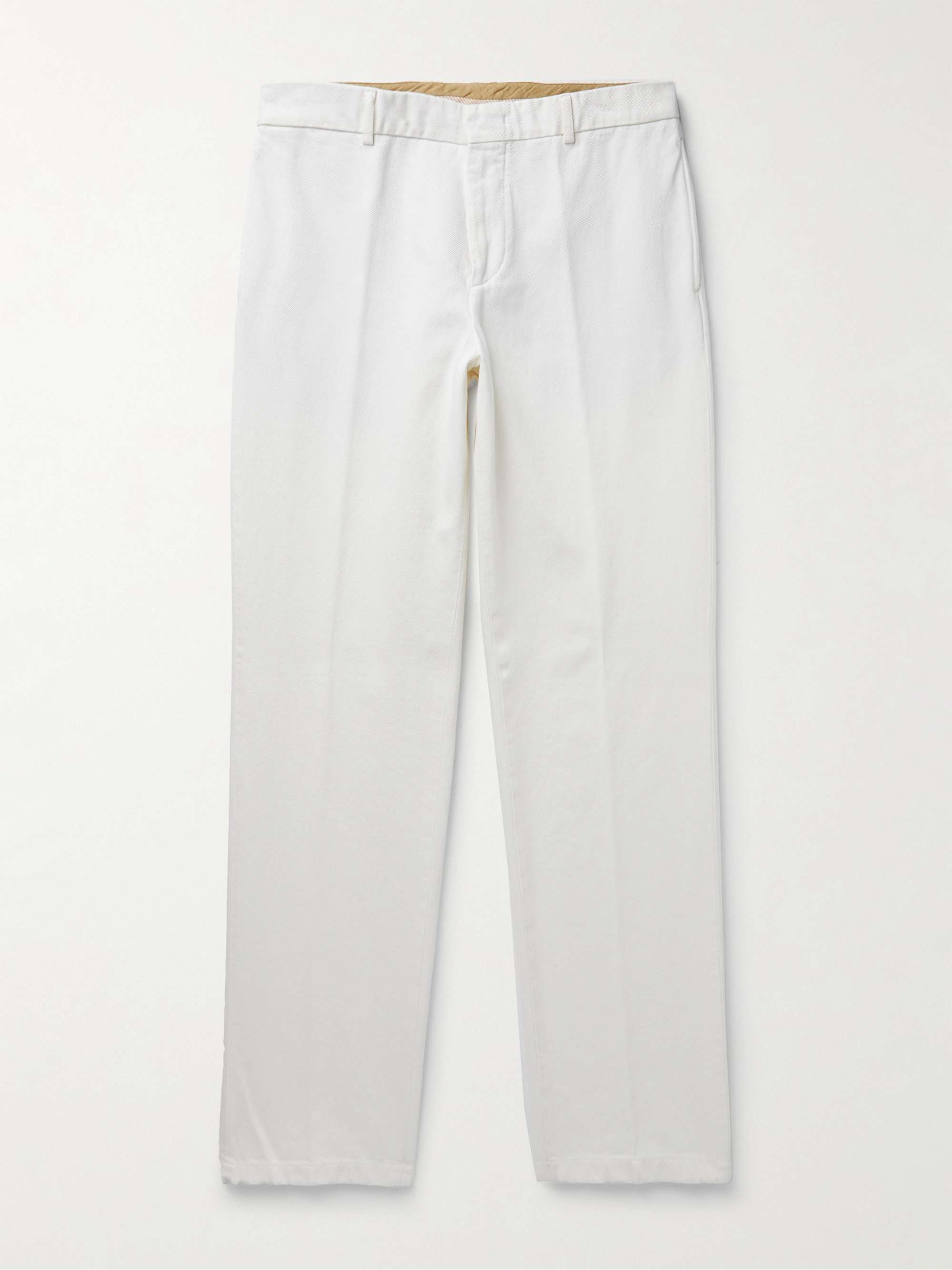 Merse Straight-Leg Cotton-Twill Trousers view
