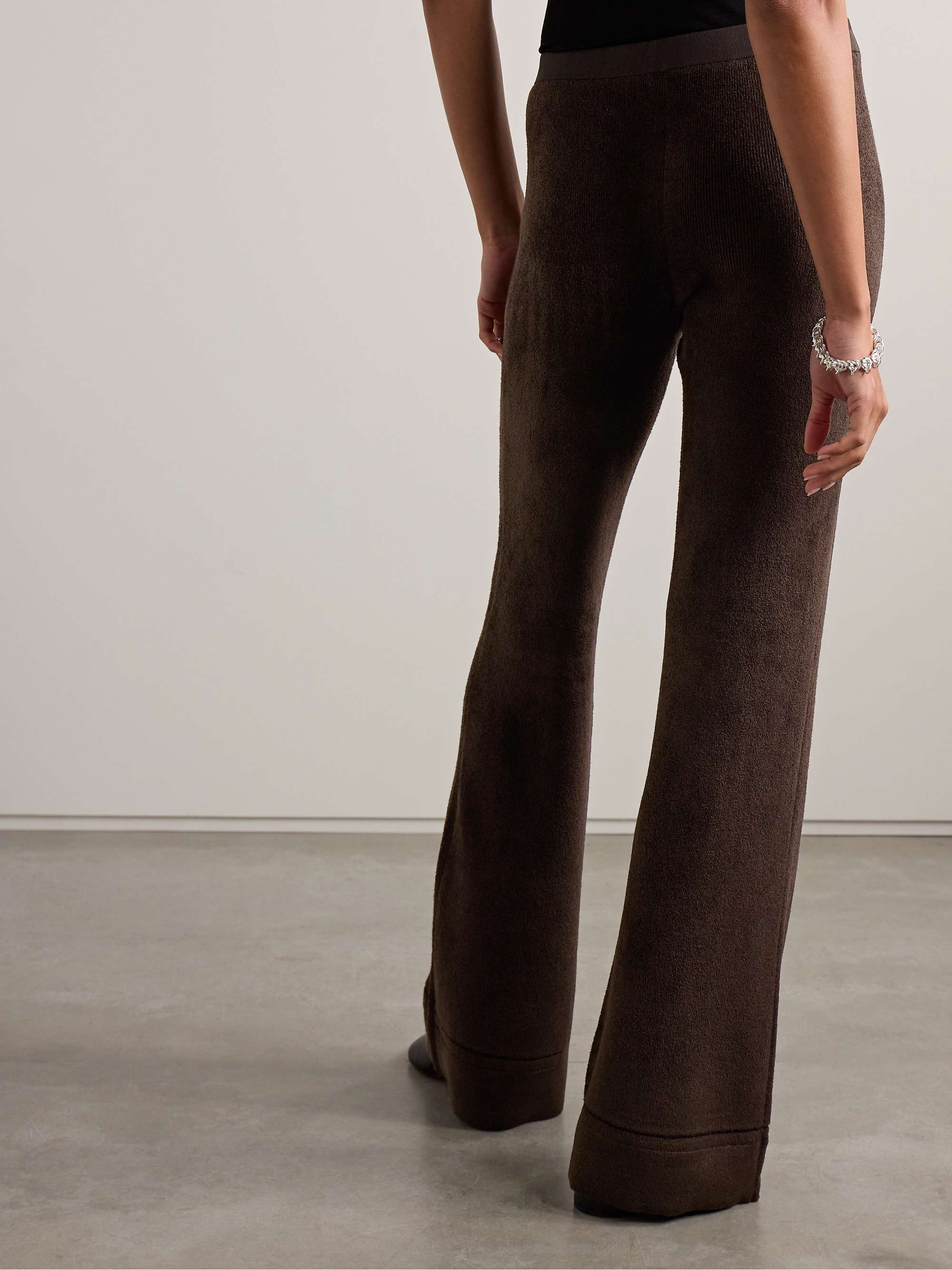 Evie chenille flared pants view