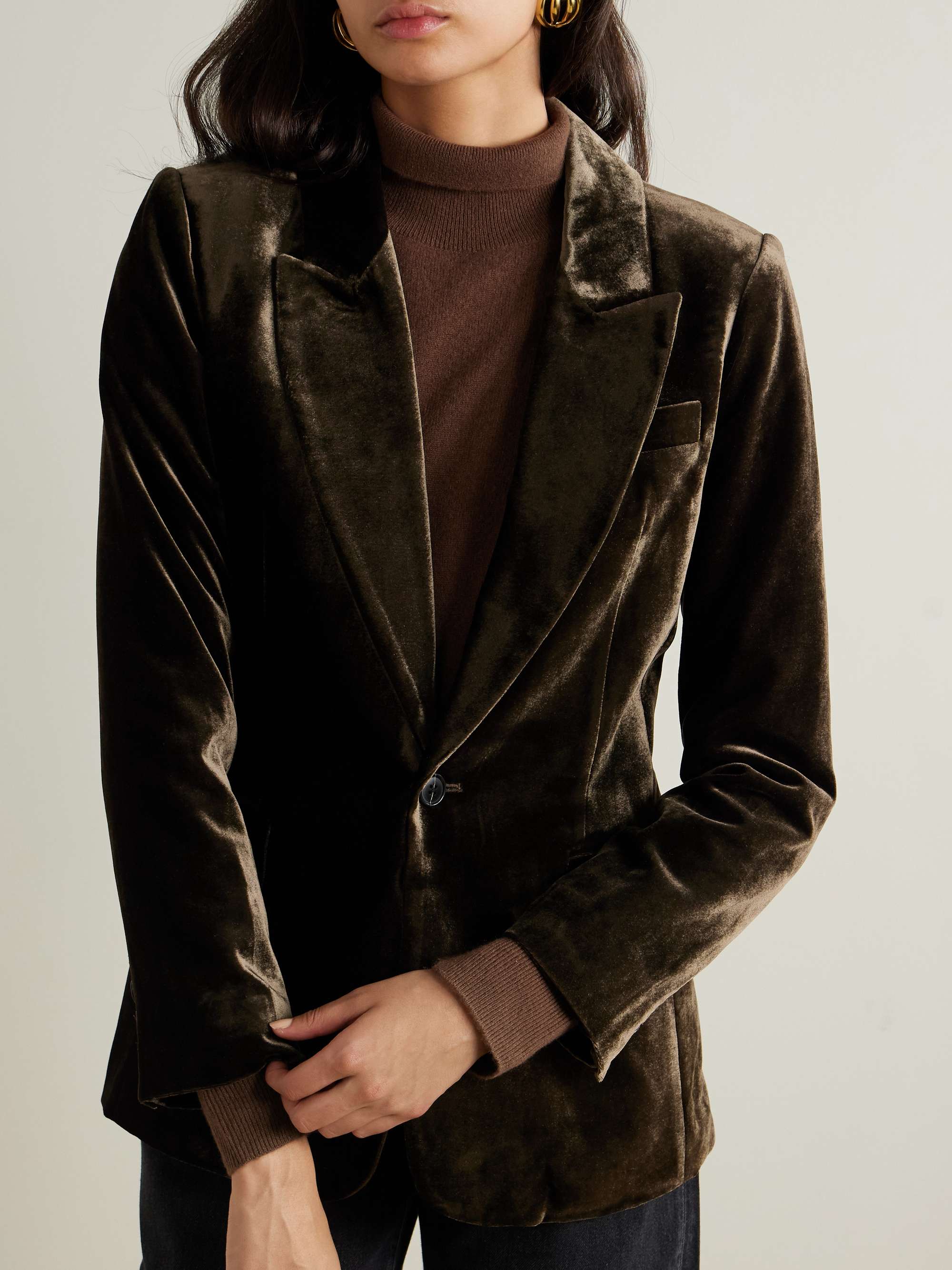Velvet blazer view