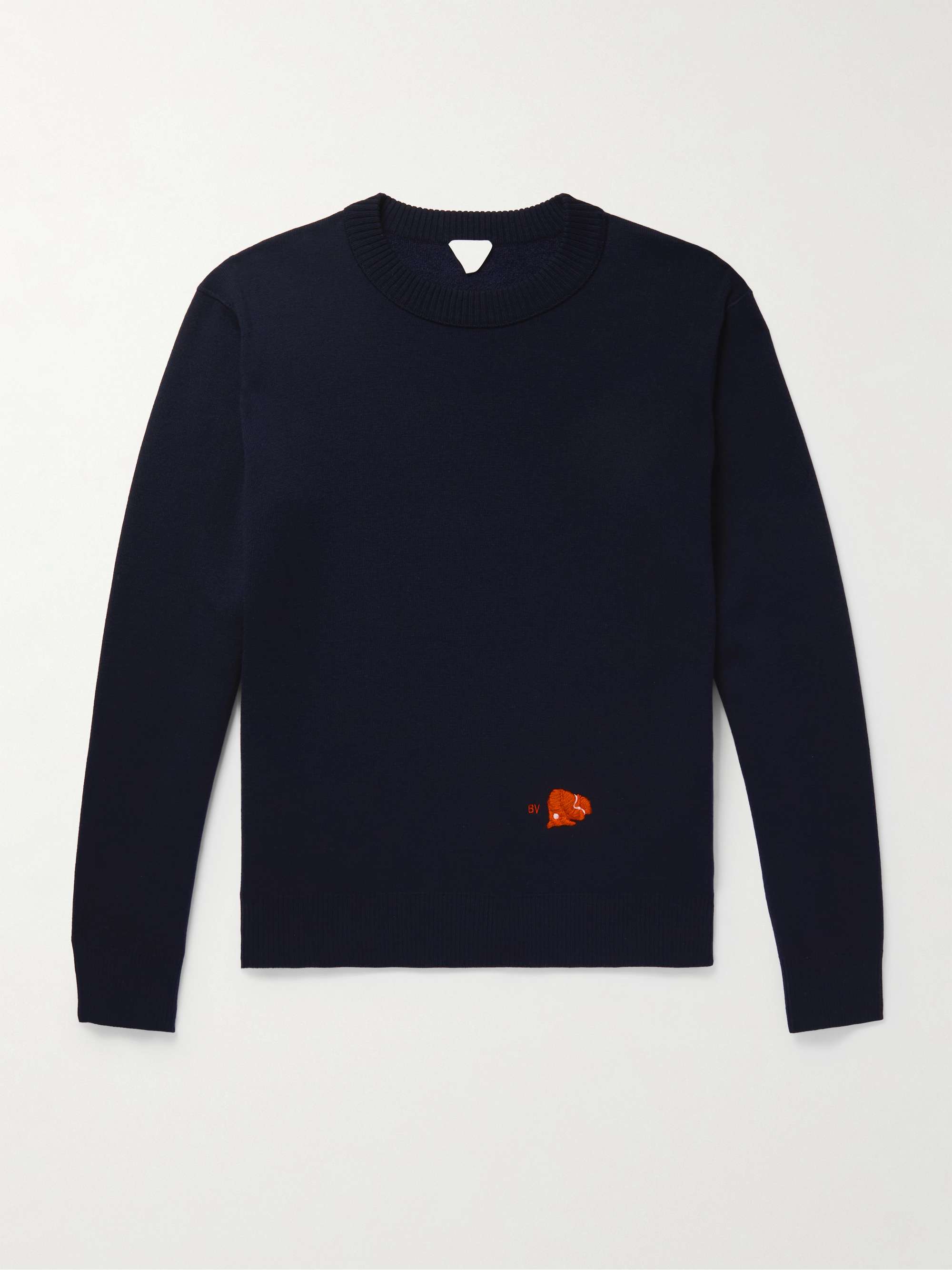 Embroidered Wool Sweater view
