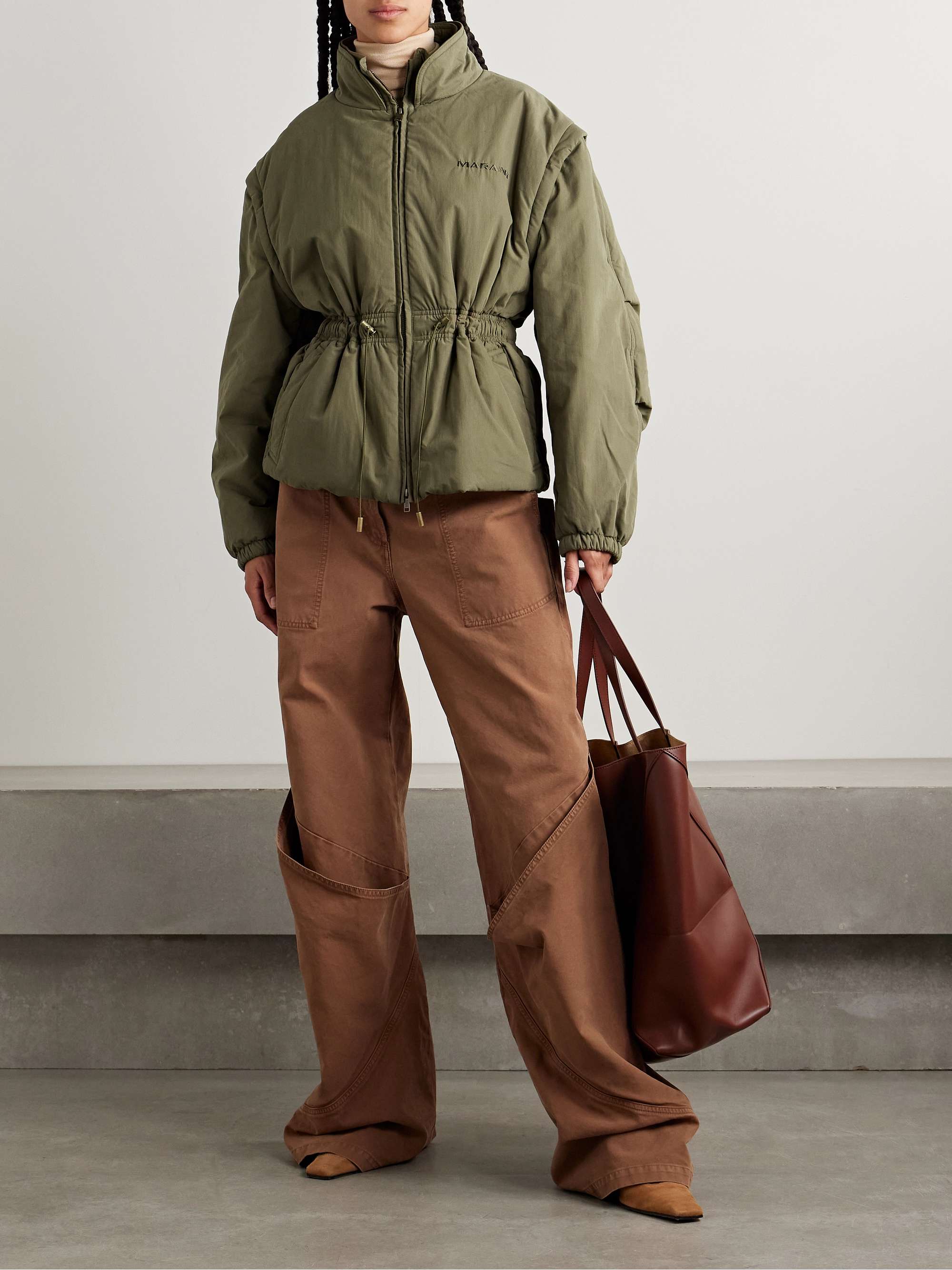 Dastyni padded cotton-blend jacket view