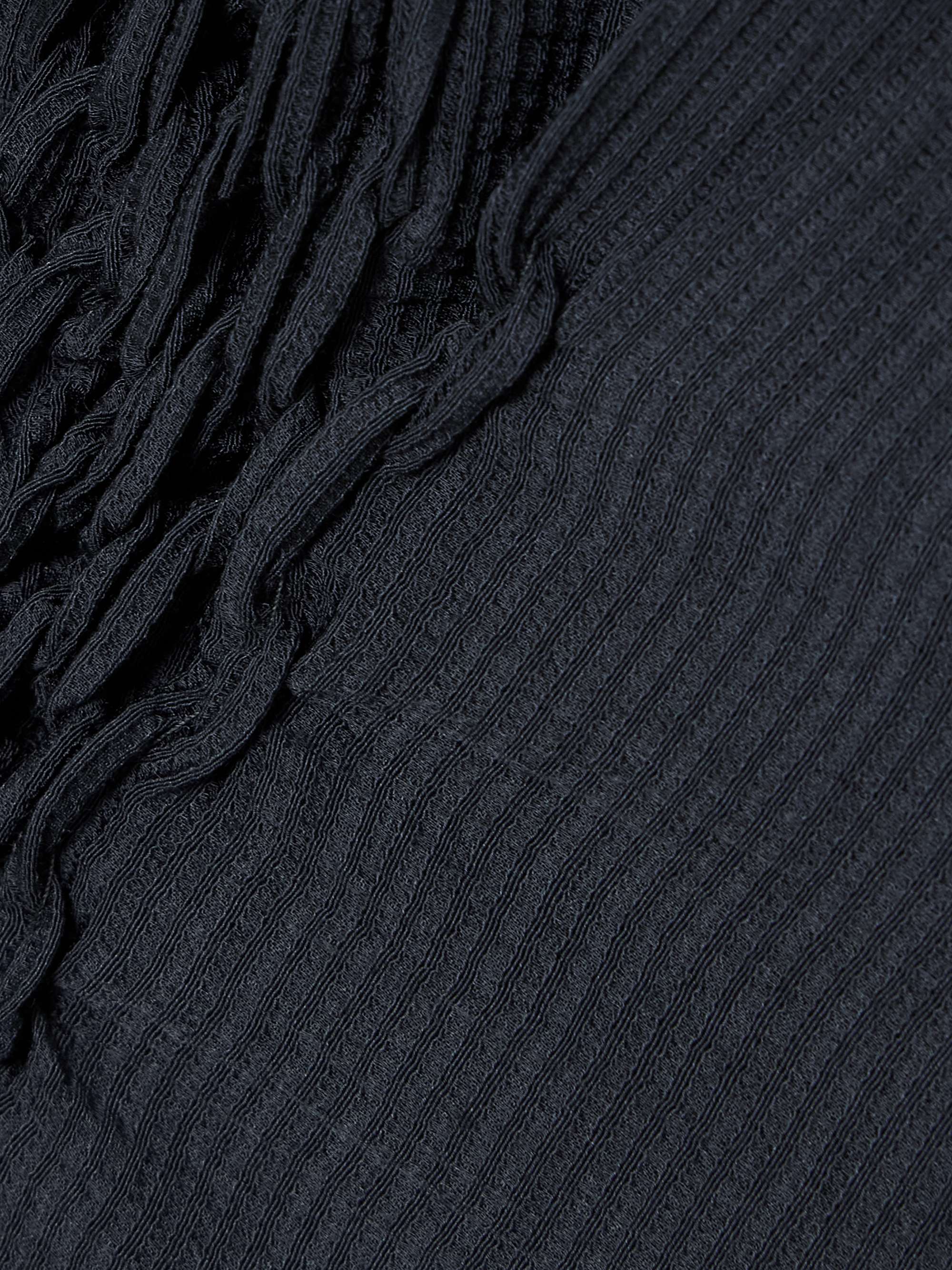 Smocked LENZING™ ECOVERO™, ENKA® and wool-blend blouse view