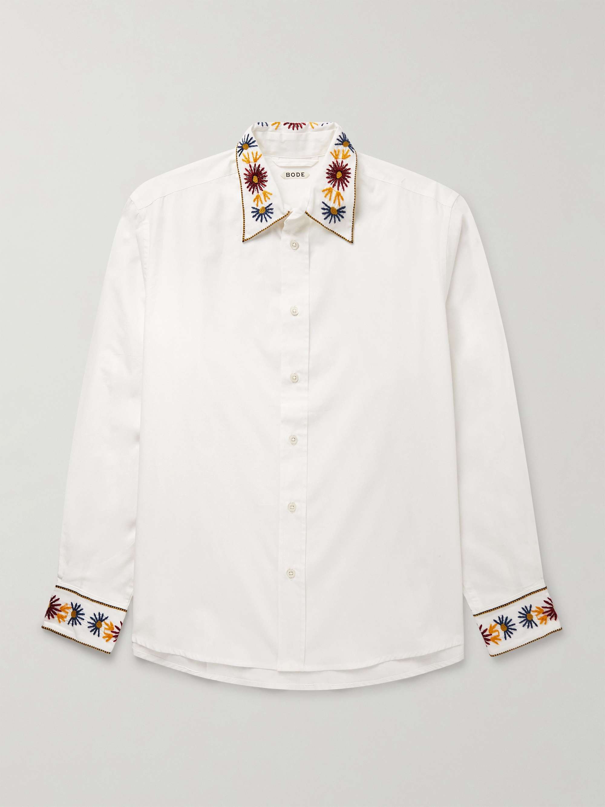Candyfloss Embroidered Cotton Oxford Shirt view