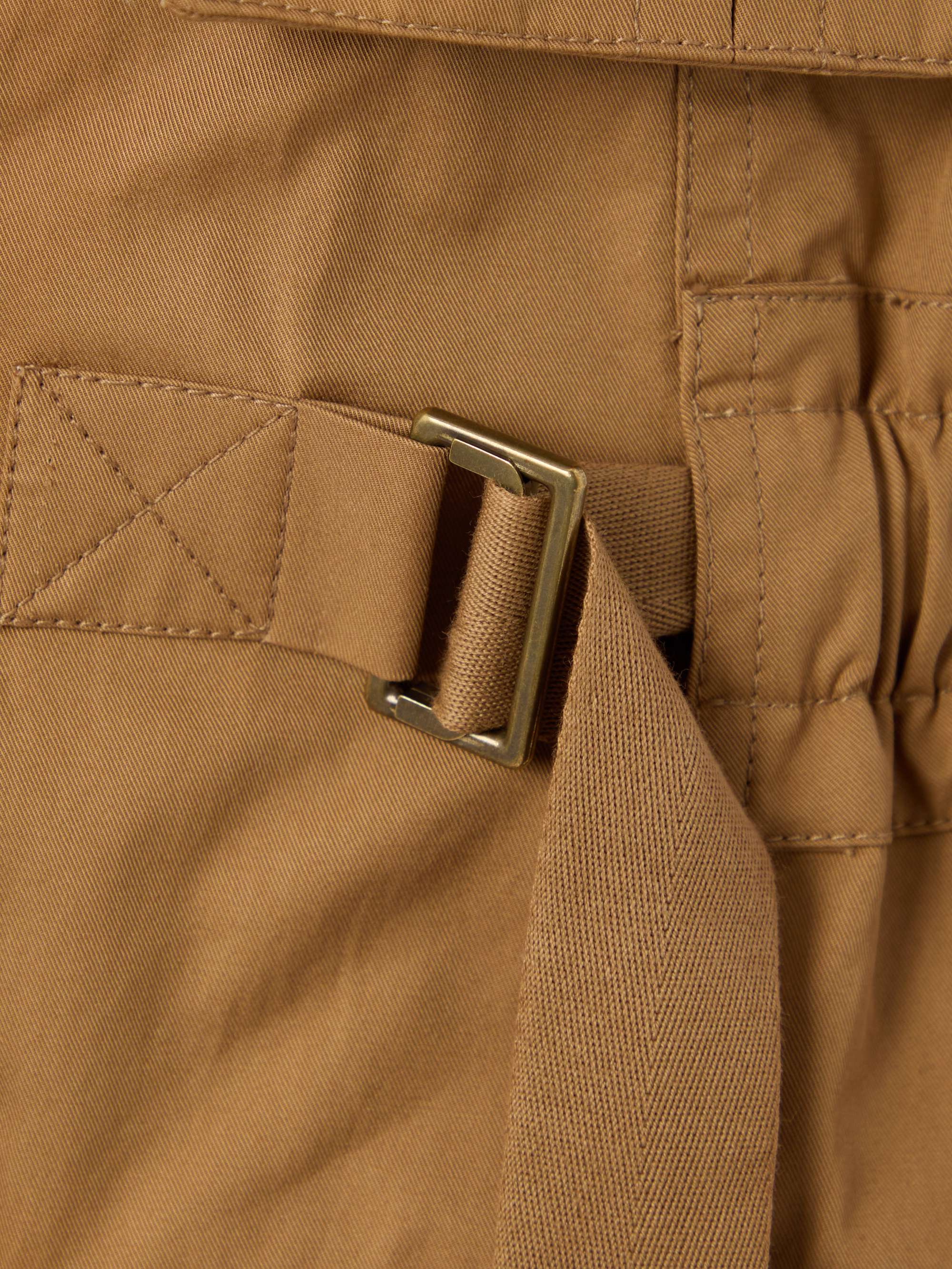 Buckled cotton-twill vest view