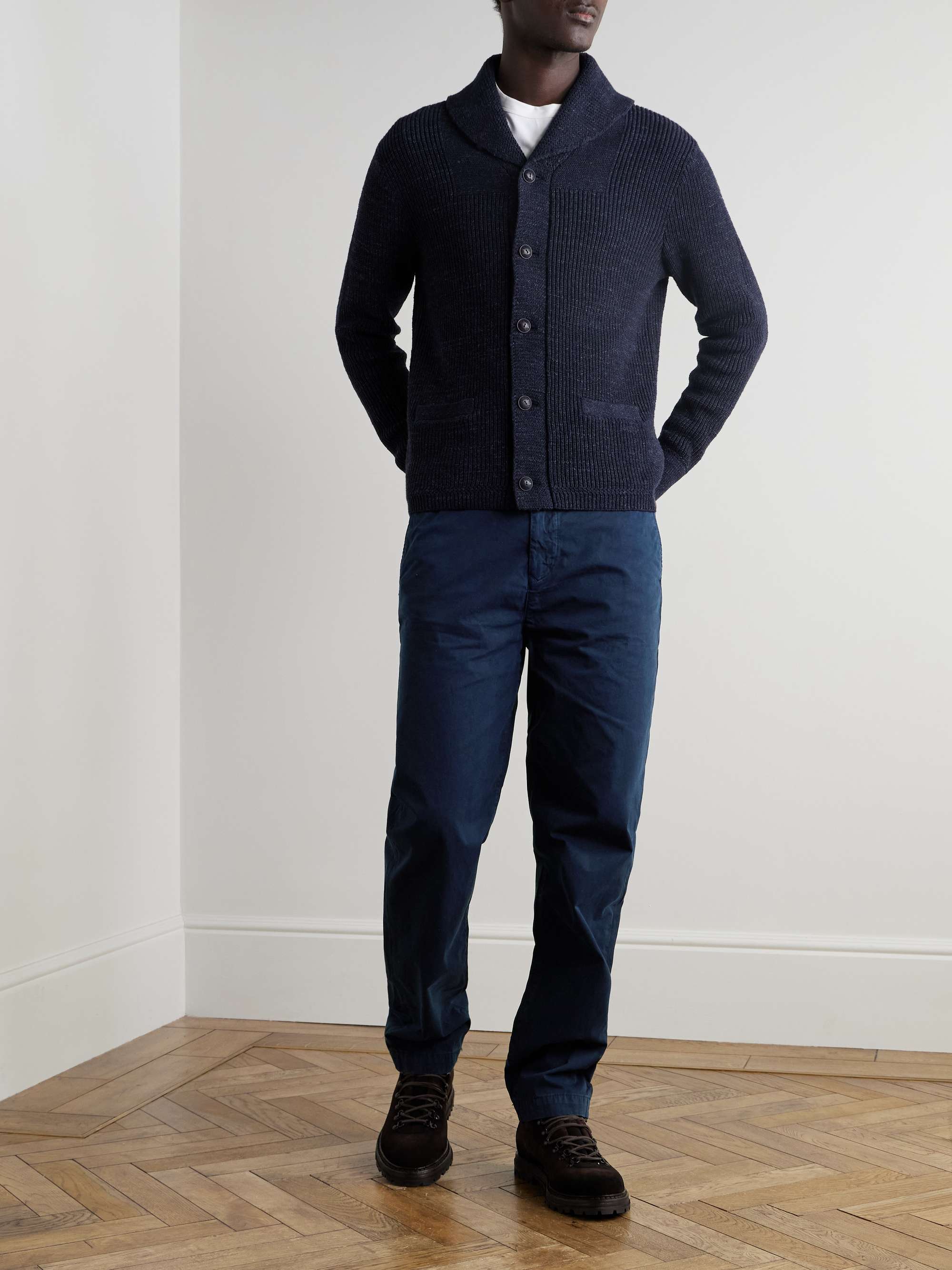 Rally Slim-Fit Straight-Leg Garment-Dyed Cotton-Twill Chinos view