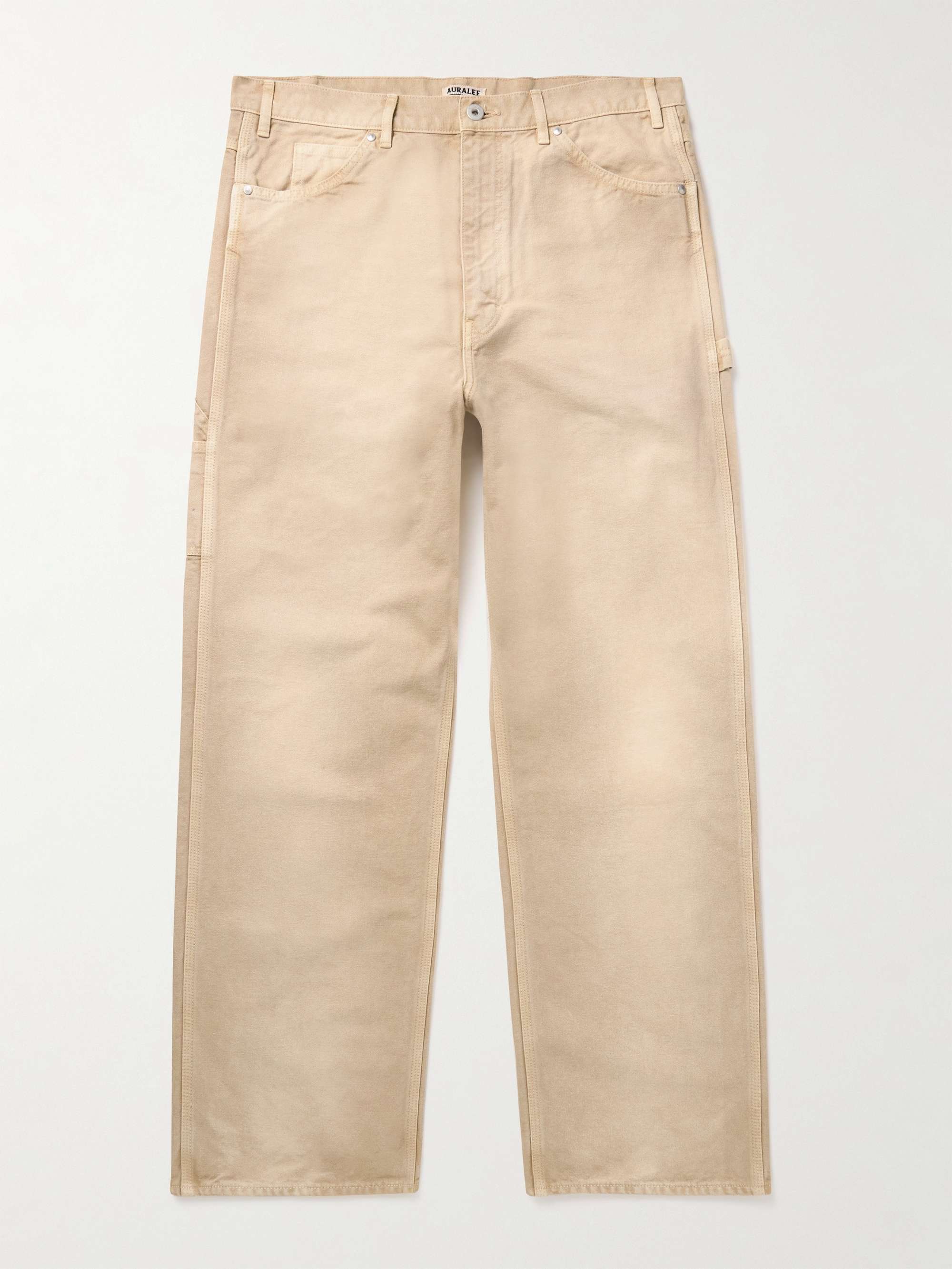 Duck Straight-Leg Garment-Dyed Jeans view