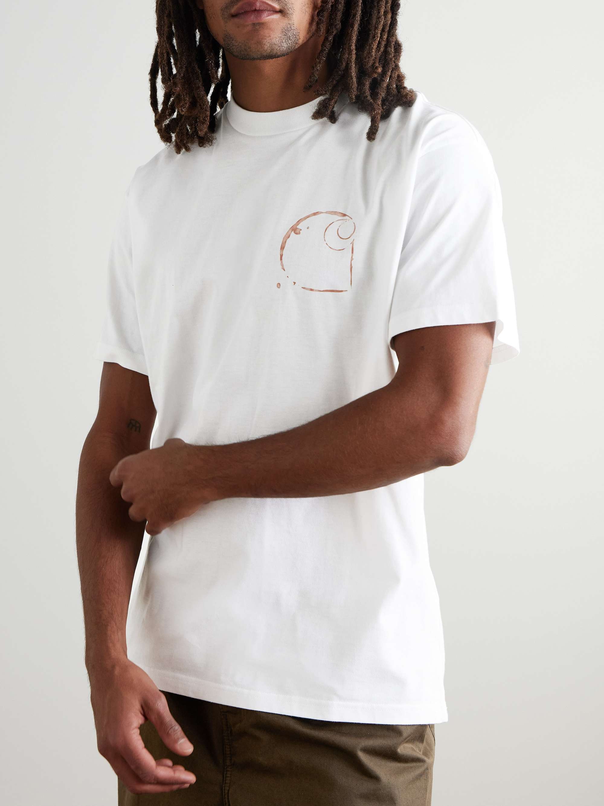 Java Logo-Print Organic Cotton-Jersey T-Shirt view