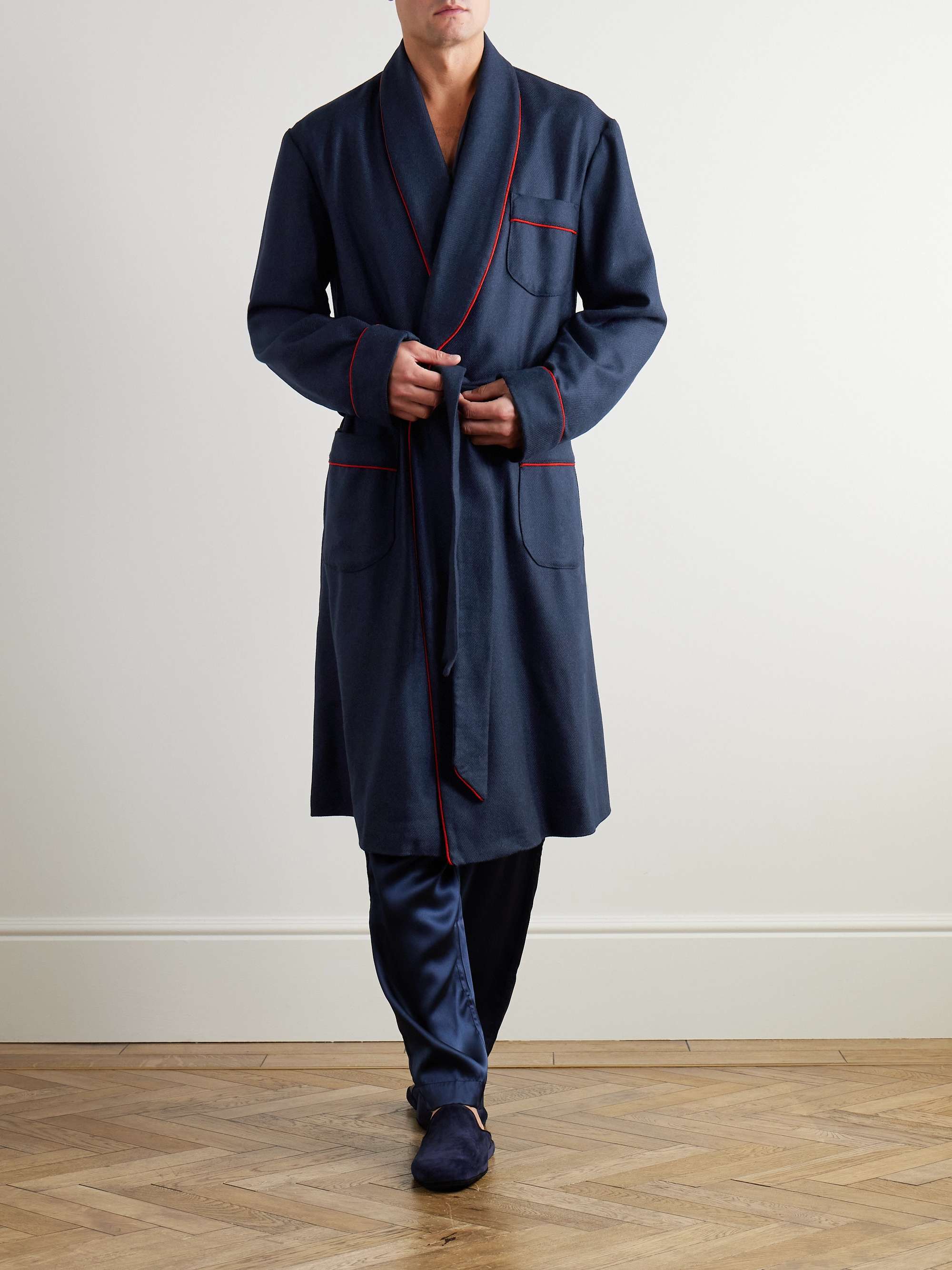 Wool and Cashmere-Blend Robe view