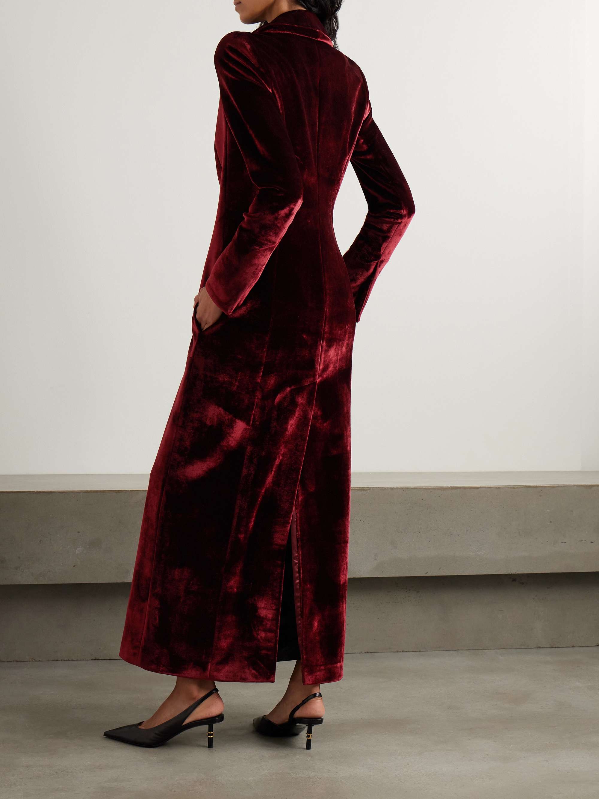 Velvet coat view