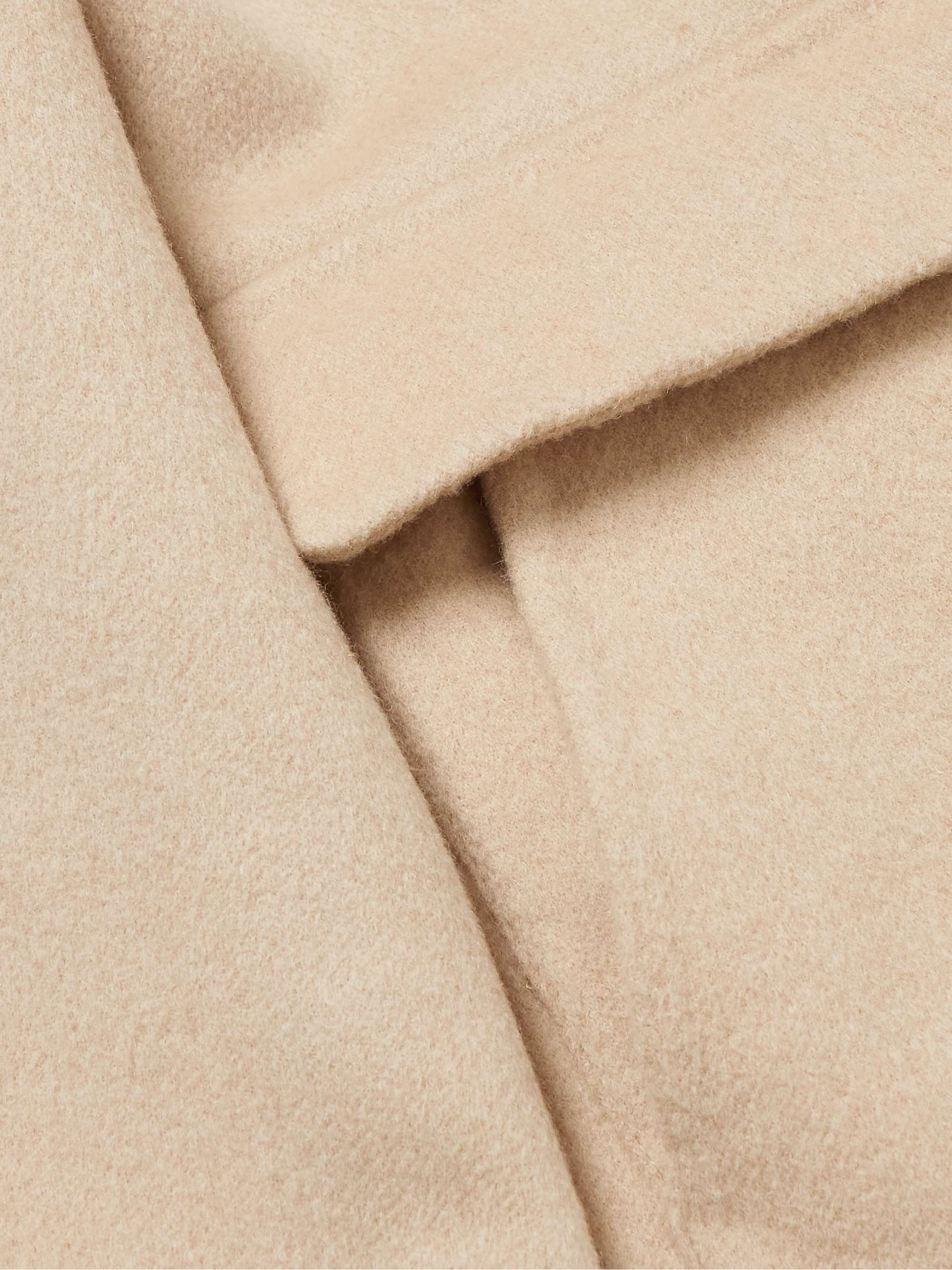 Brent Camel Hair-Blend Overshirt view