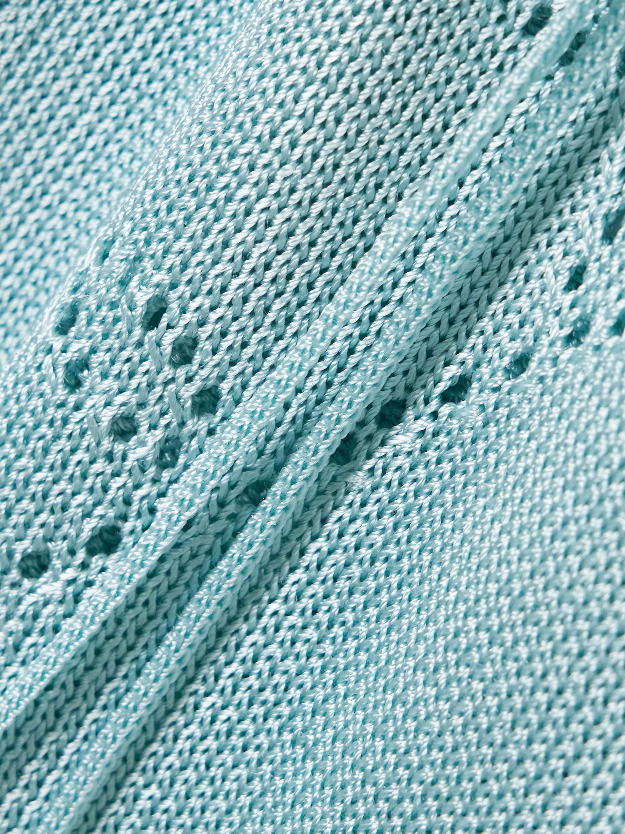 Pointelle-knit shorts view
