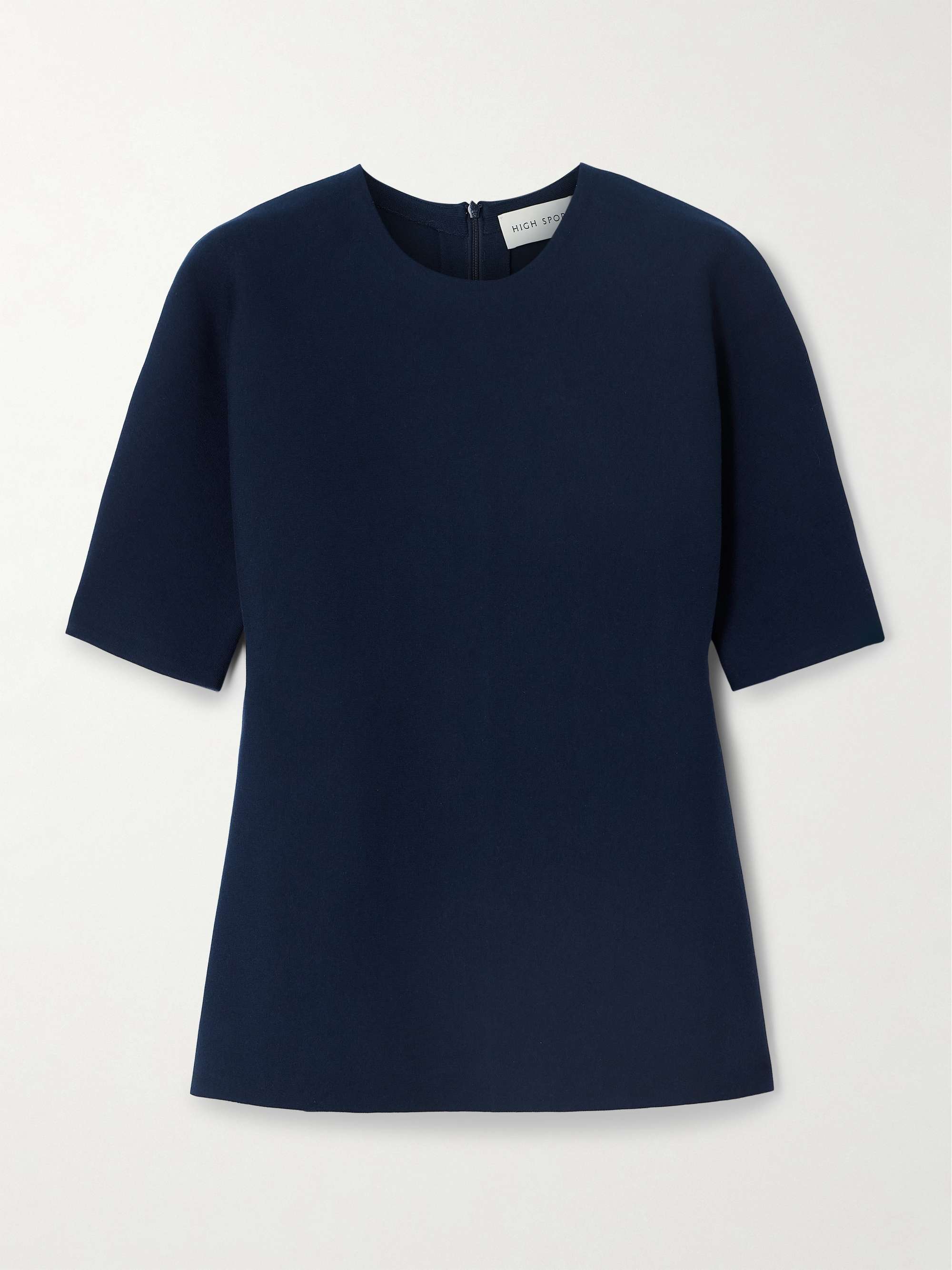 Bianca stretch-cotton top view