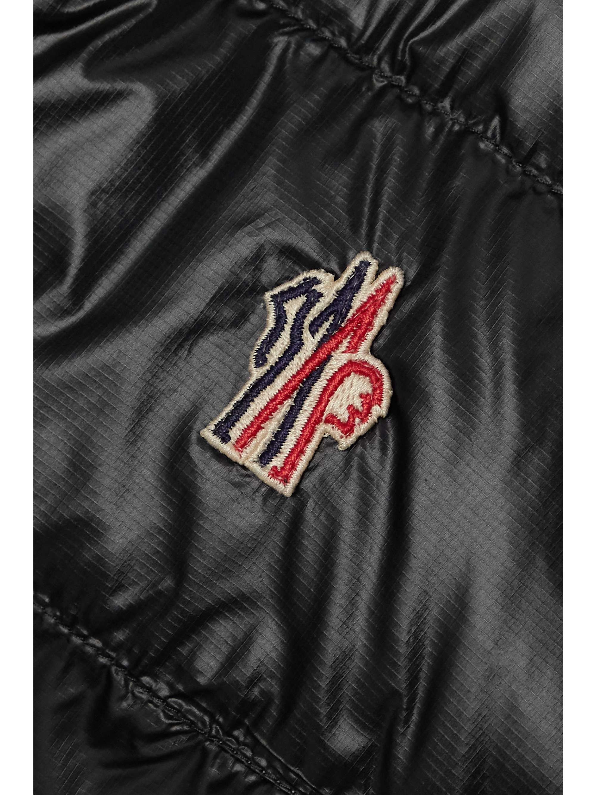 Quilted ripstop down vest view