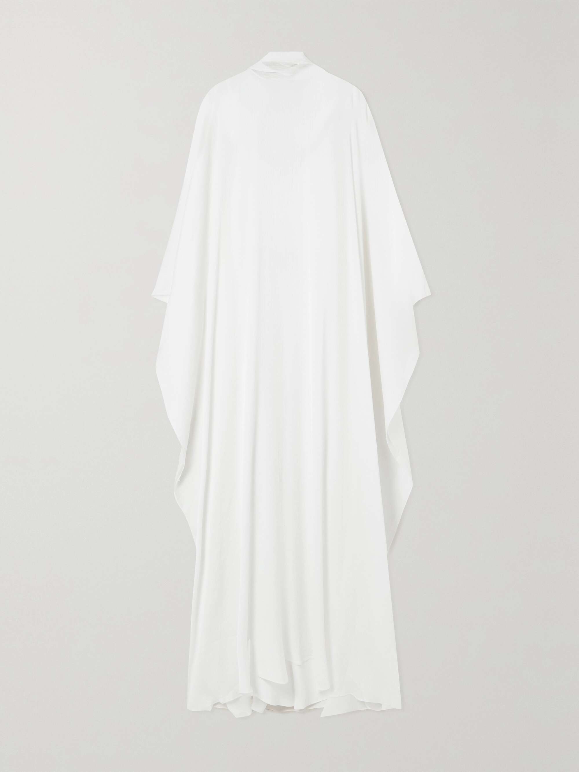 Crinkled-voile maxi dress view
