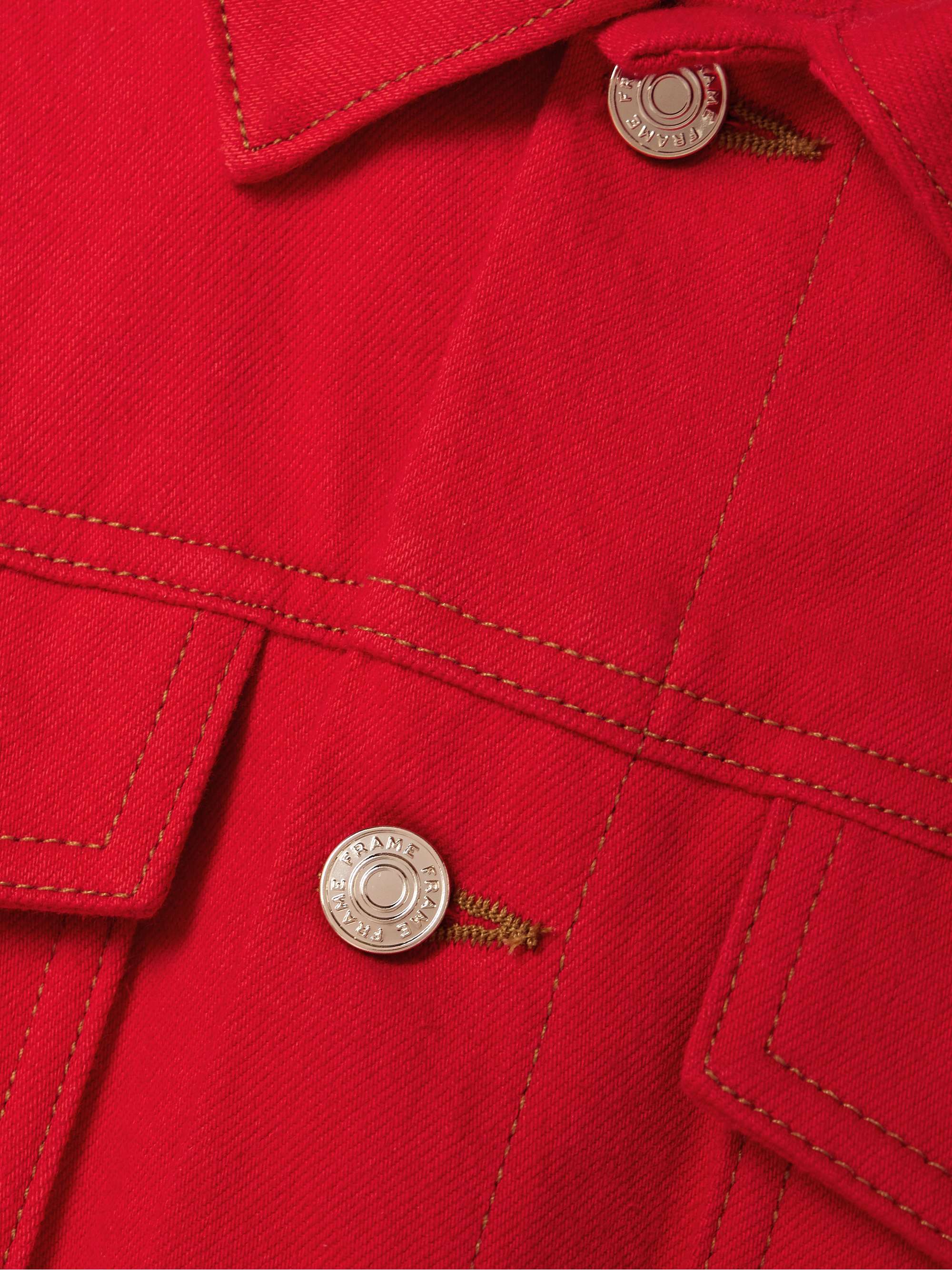 + Carolina Herrera cropped denim jacket view