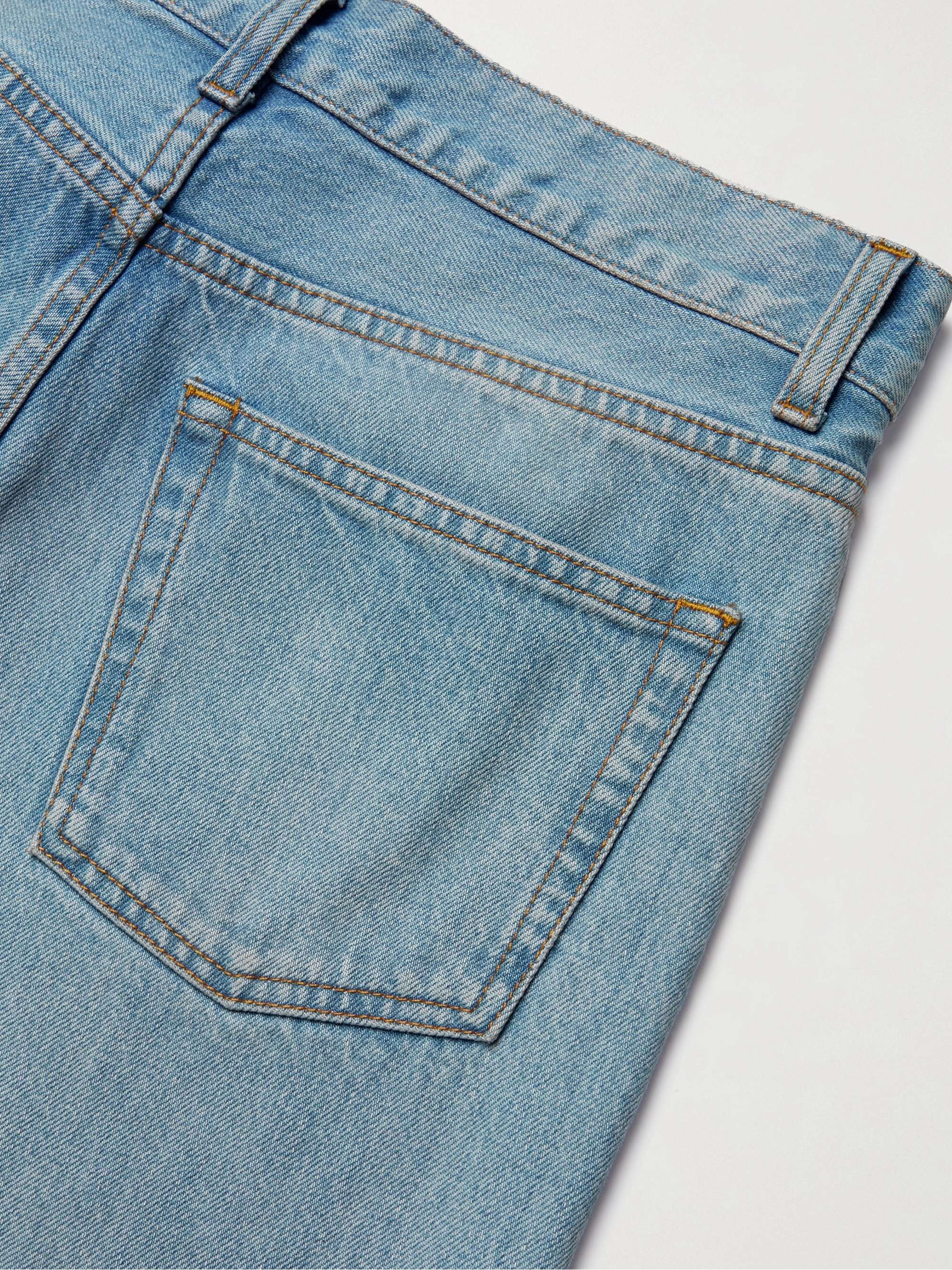 Lesley cropped high-rise flared jeans view