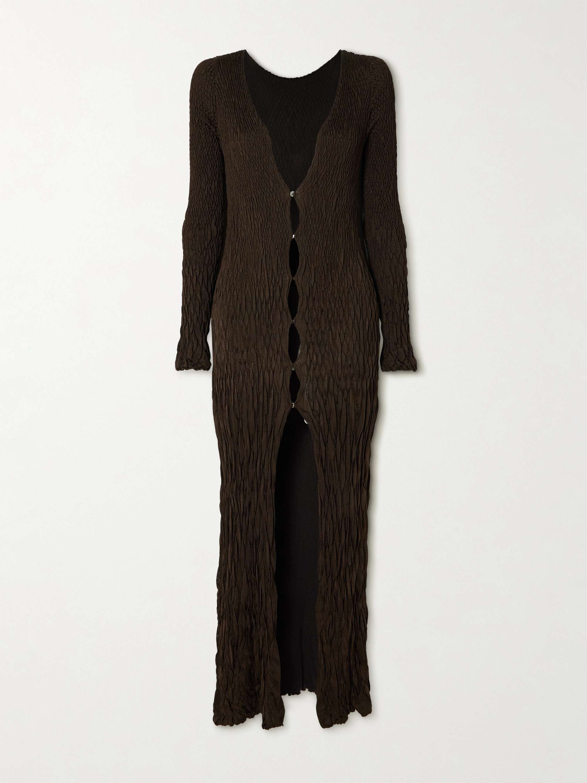 Meteora textured stretch-jersey maxi dress view