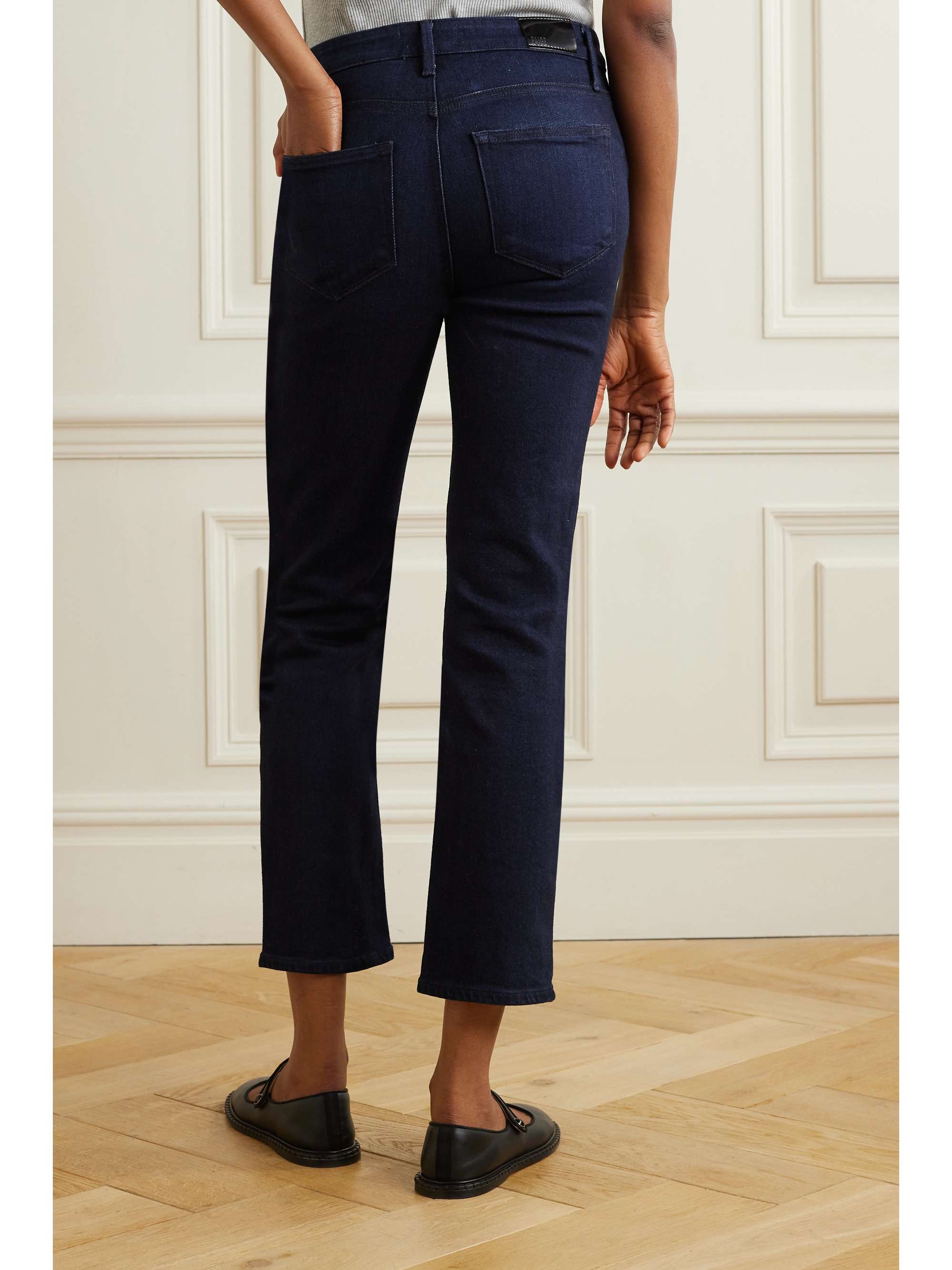 Cindy cropped high-rise flared jeans view