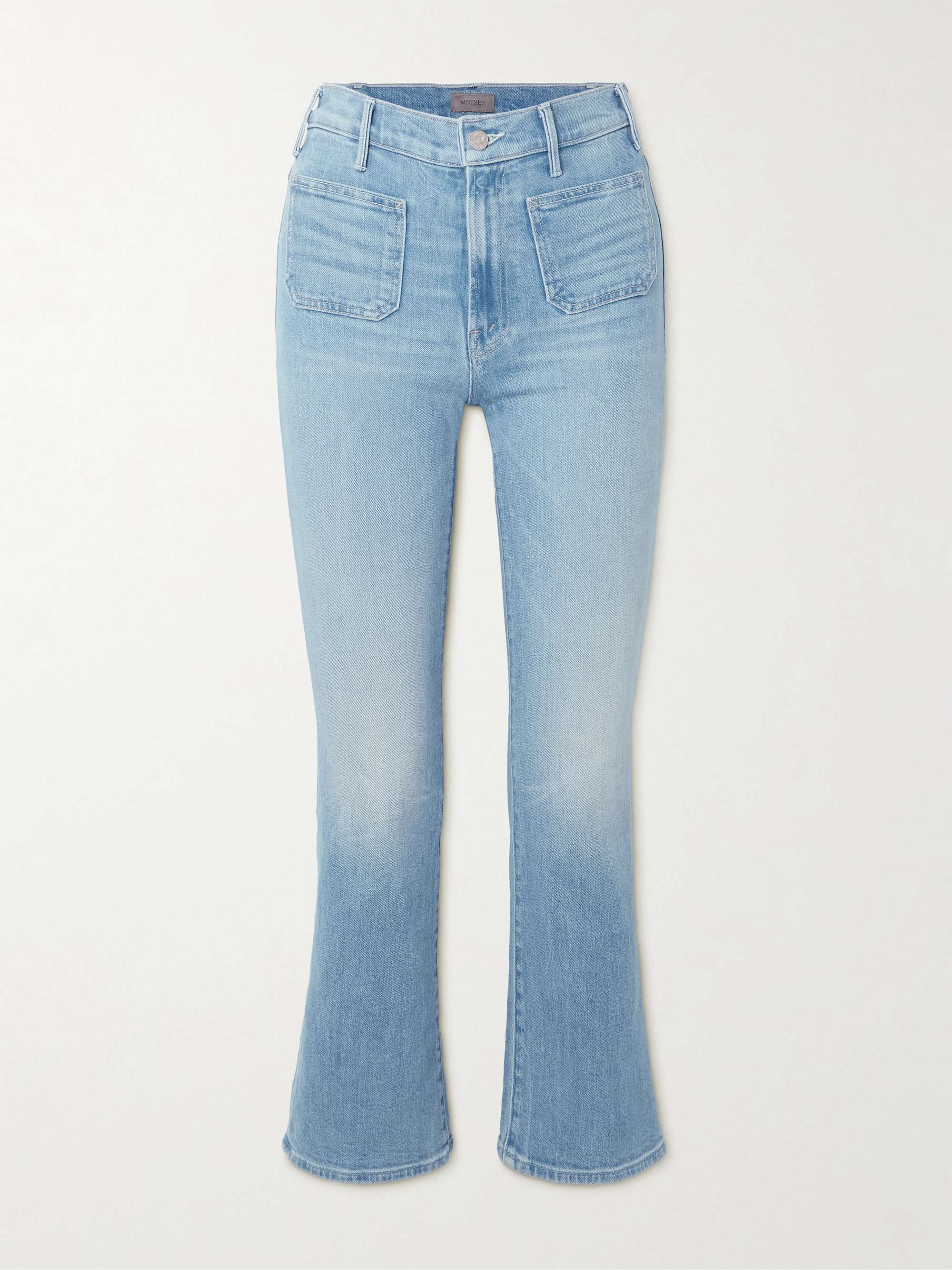 Hustler Patch Pocket Ankle high-rise bootcut jeans view