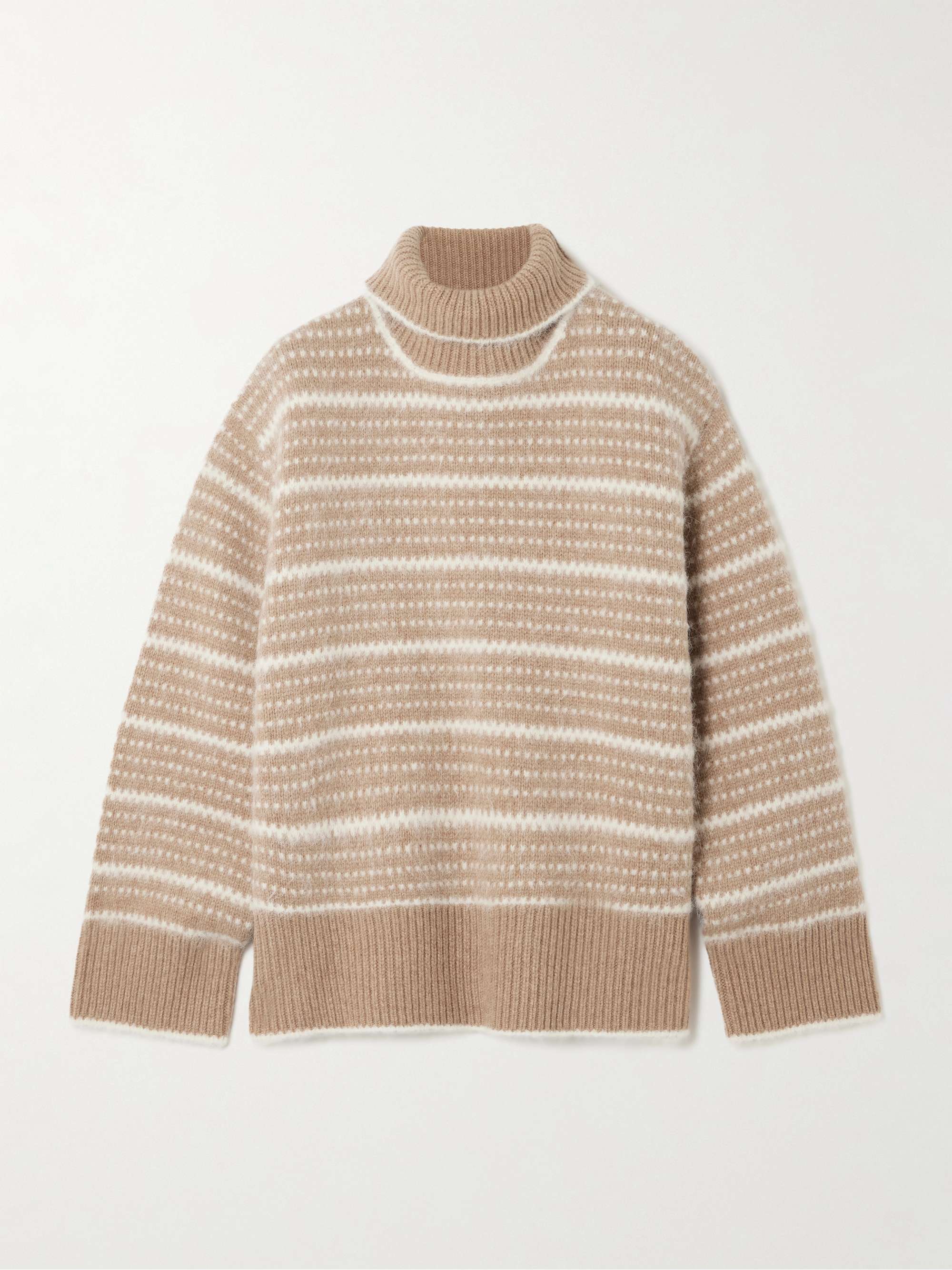 Wool-blend turtleneck sweater view