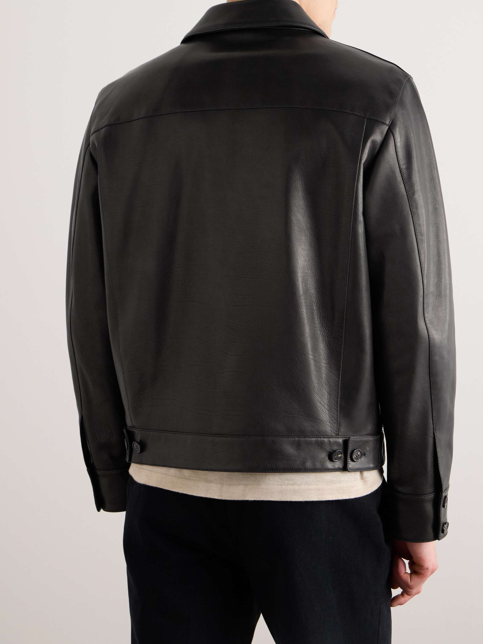 Yabu Full-Grain Leather Jacket view