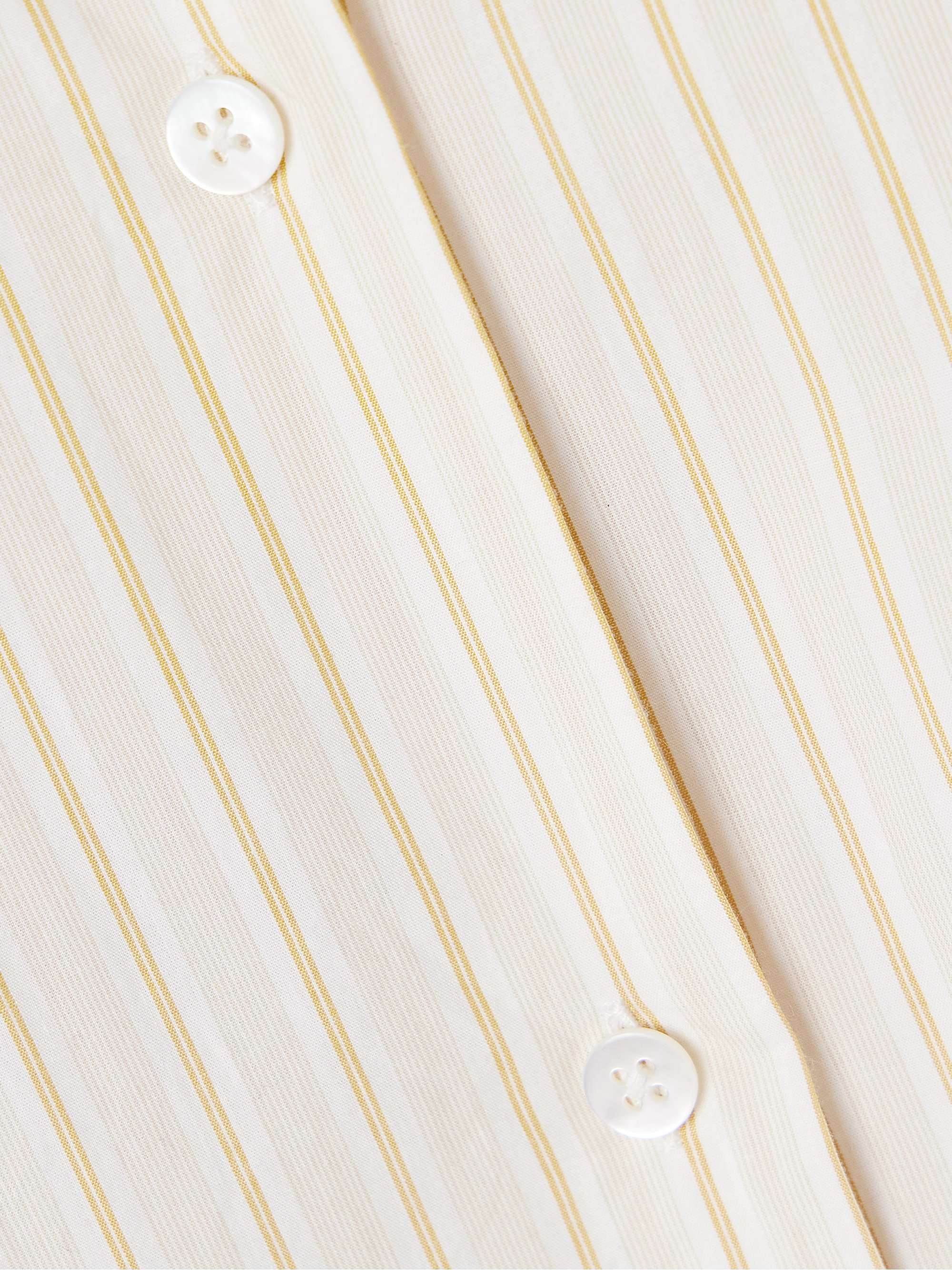Caster oversized striped cotton-poplin shirt view