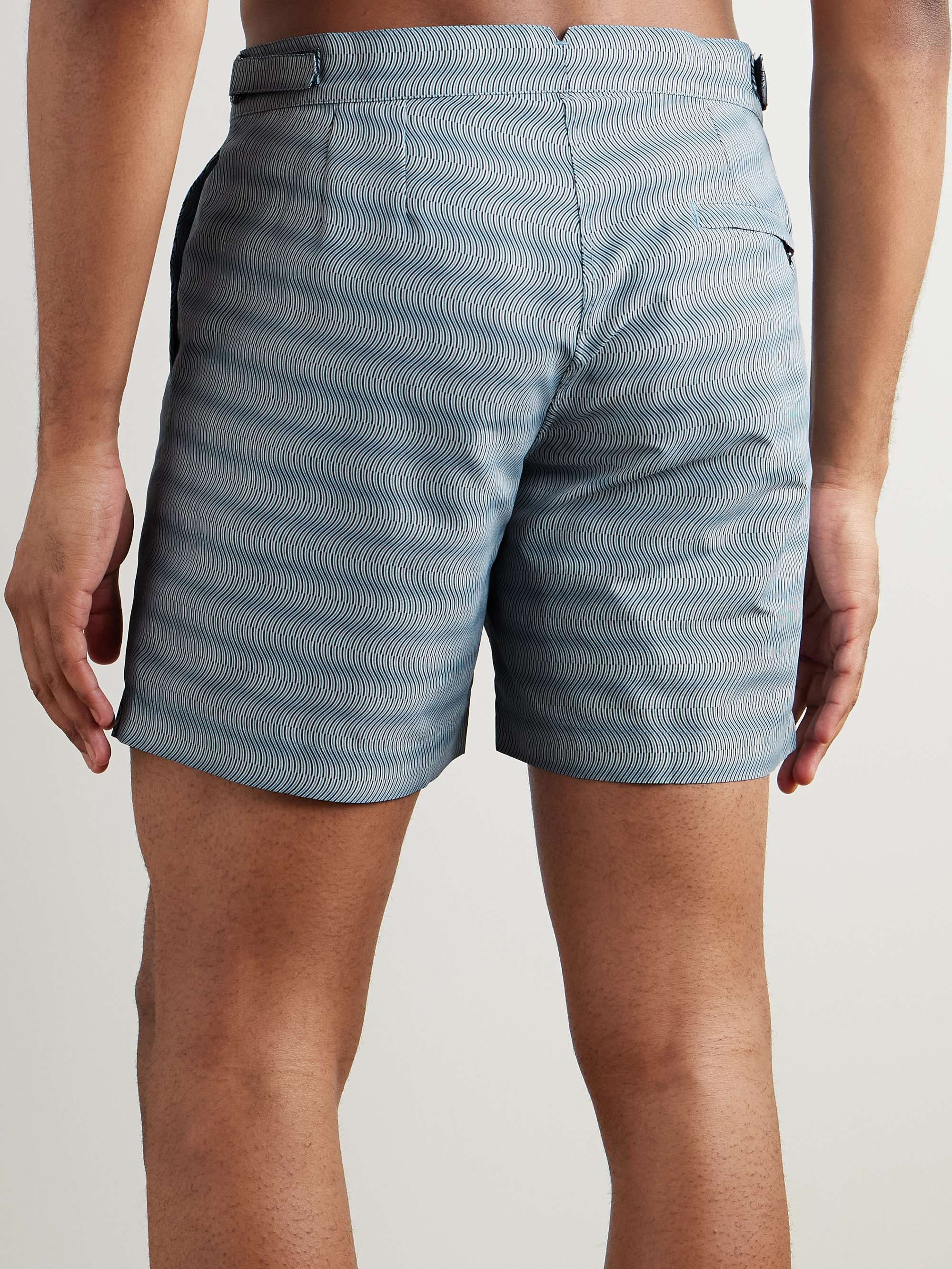 Rio Straight-Leg Mid-Length Recycled Swim Shorts view