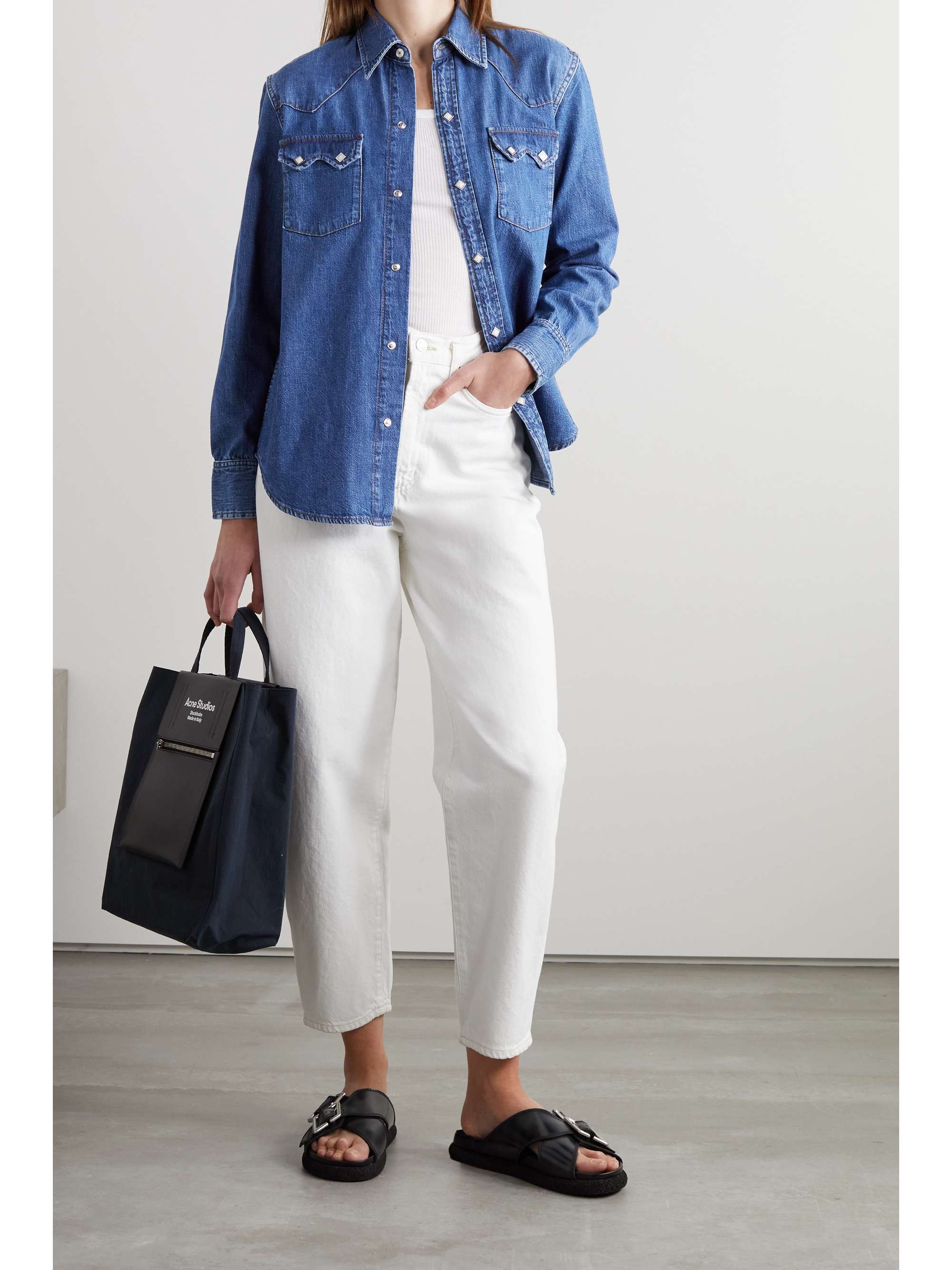 50s Sawtooth denim shirt view