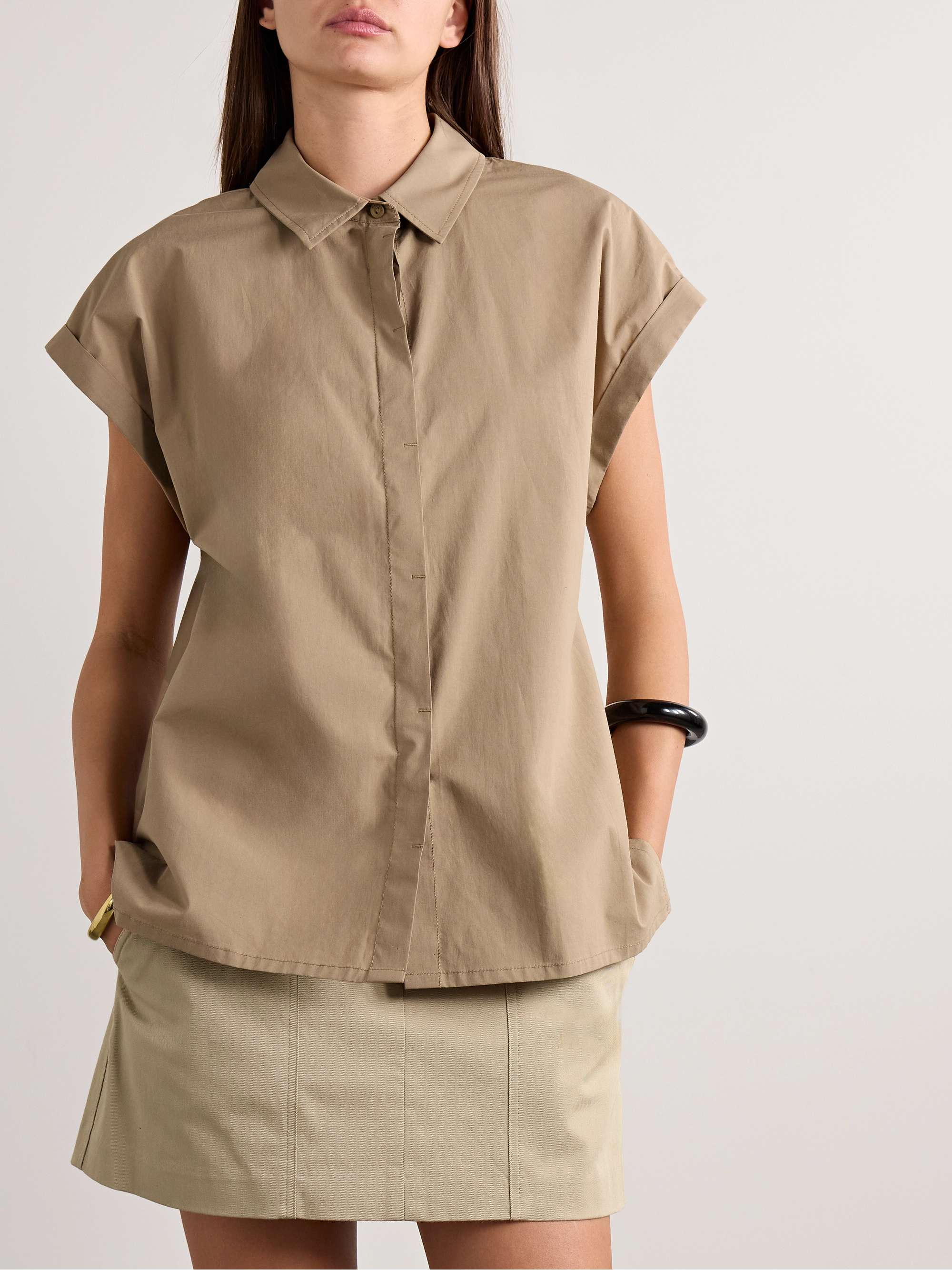 Organic cotton-poplin shirt view