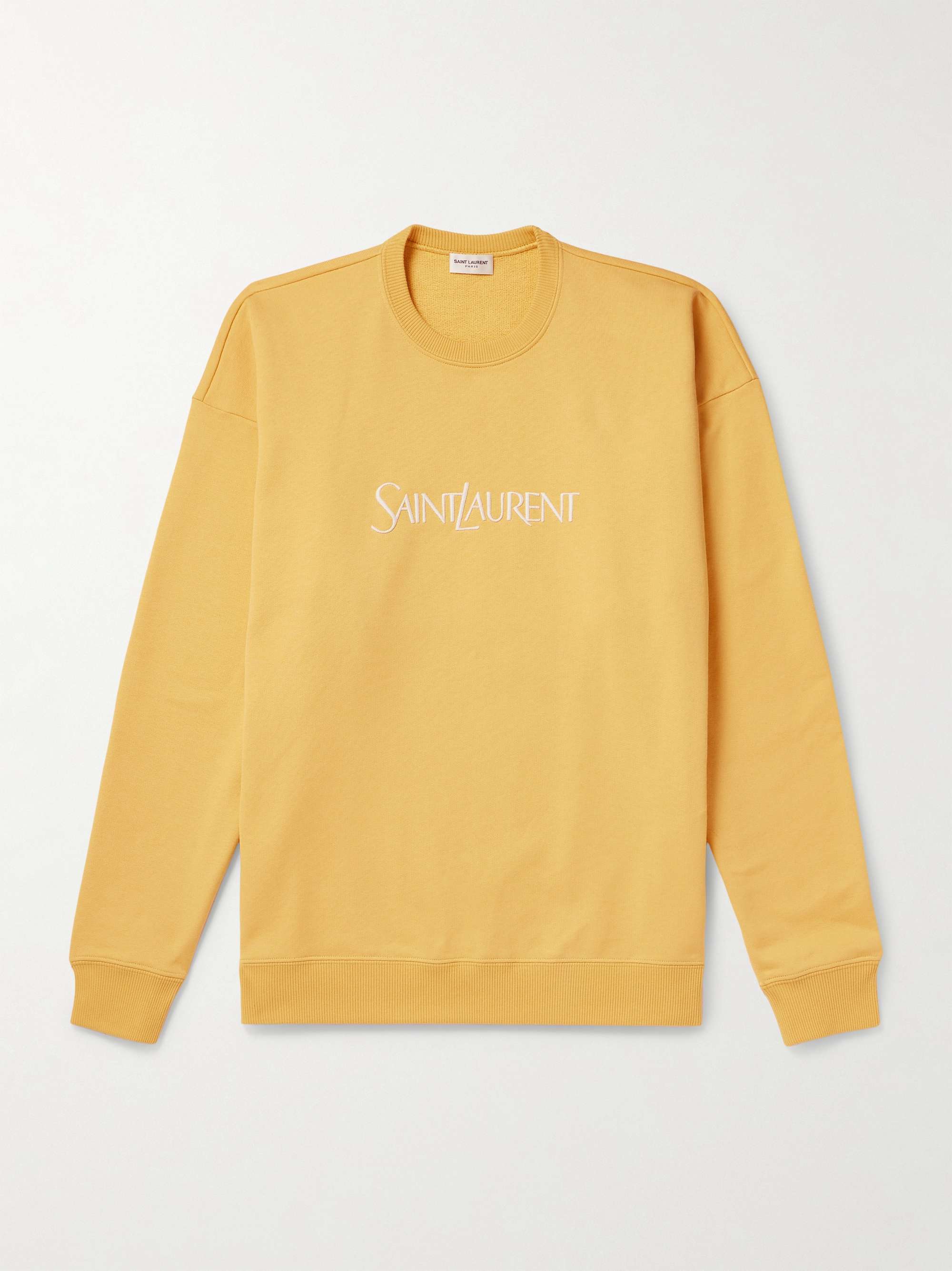 Logo-Embroidered Cotton-Jersey Sweatshirt view