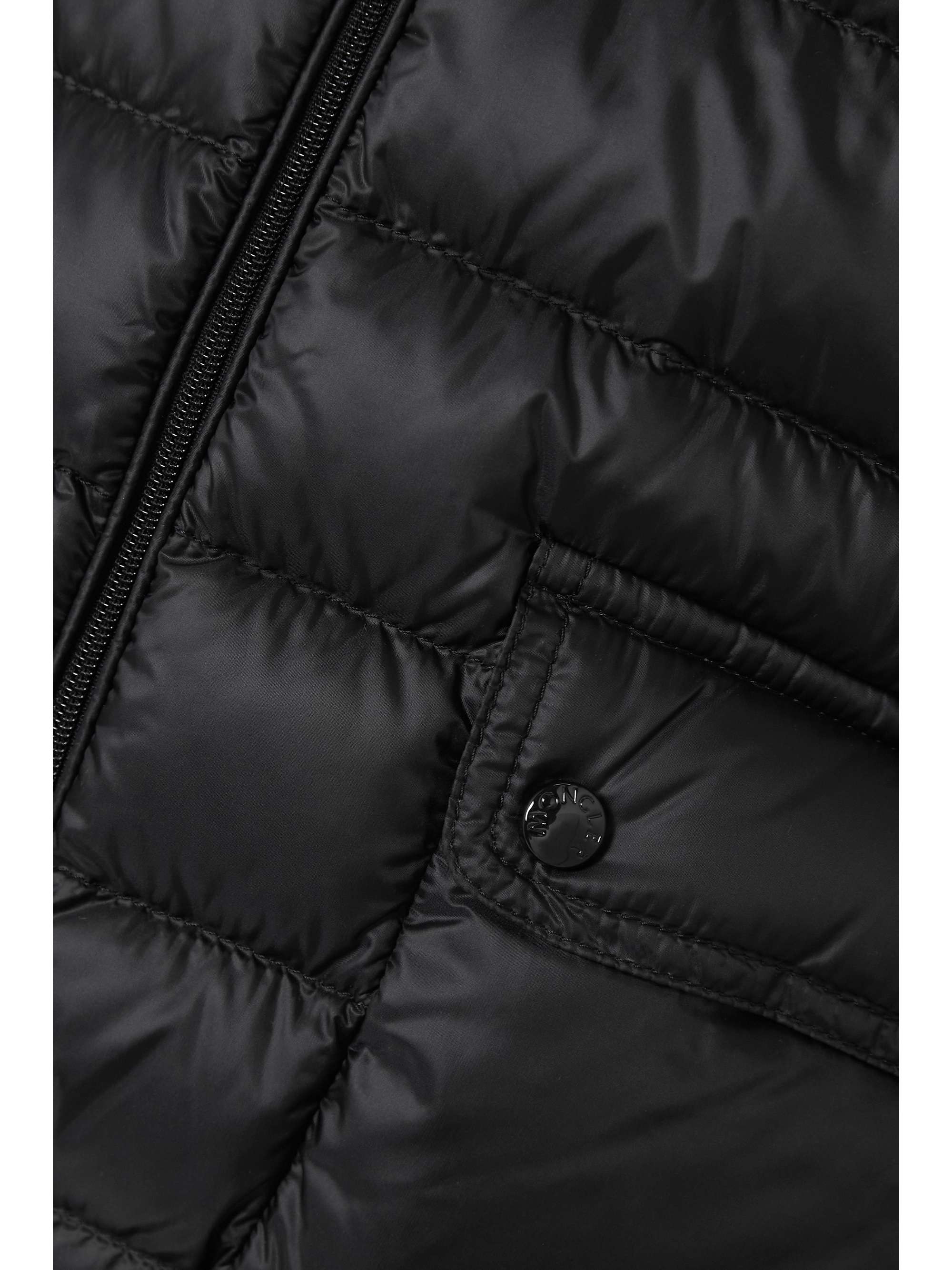 Lans quilted padded shell down jacket view