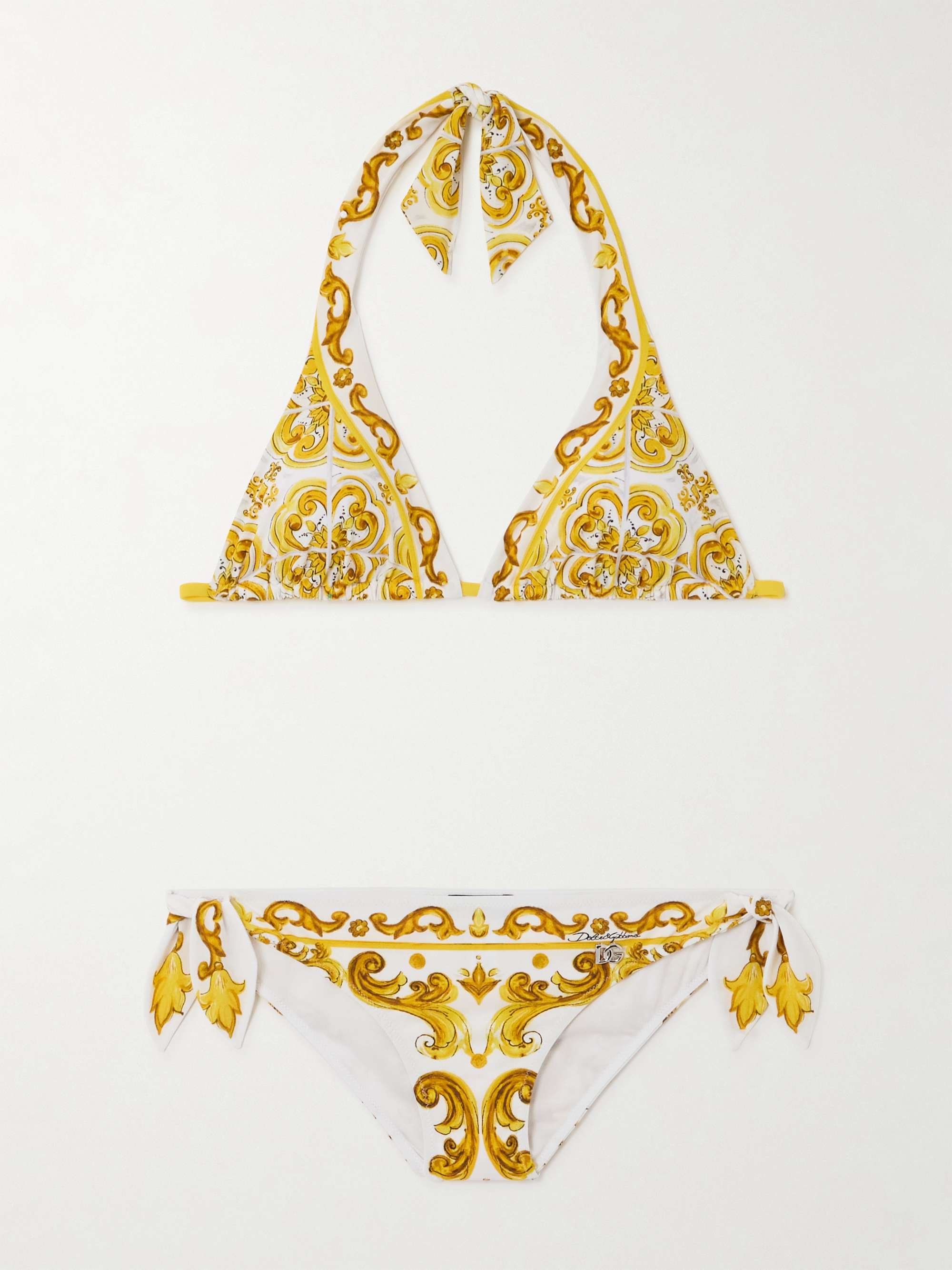 Maiolica printed bikini view