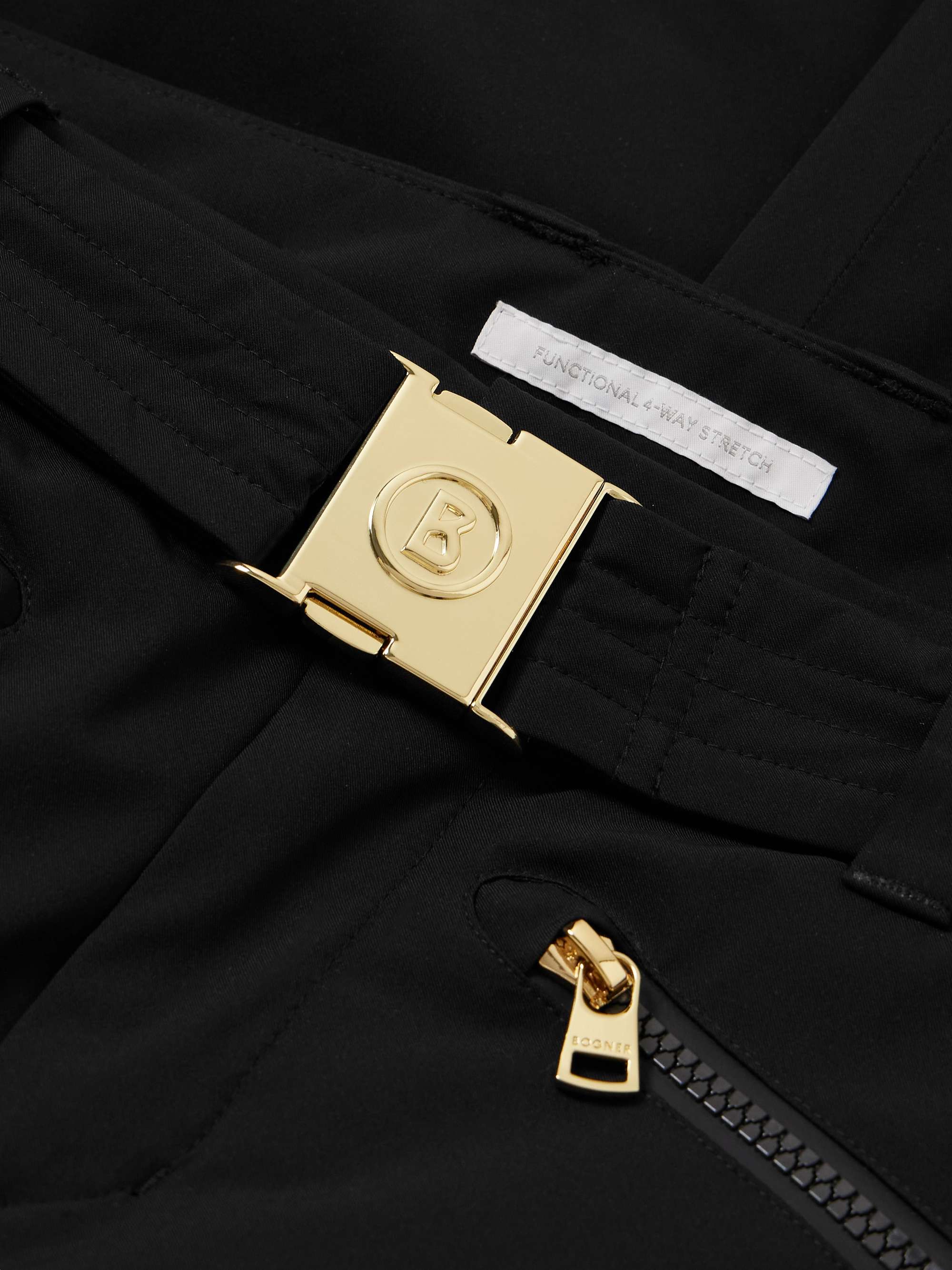 Ilka belted rubber-trimmed ski pants view