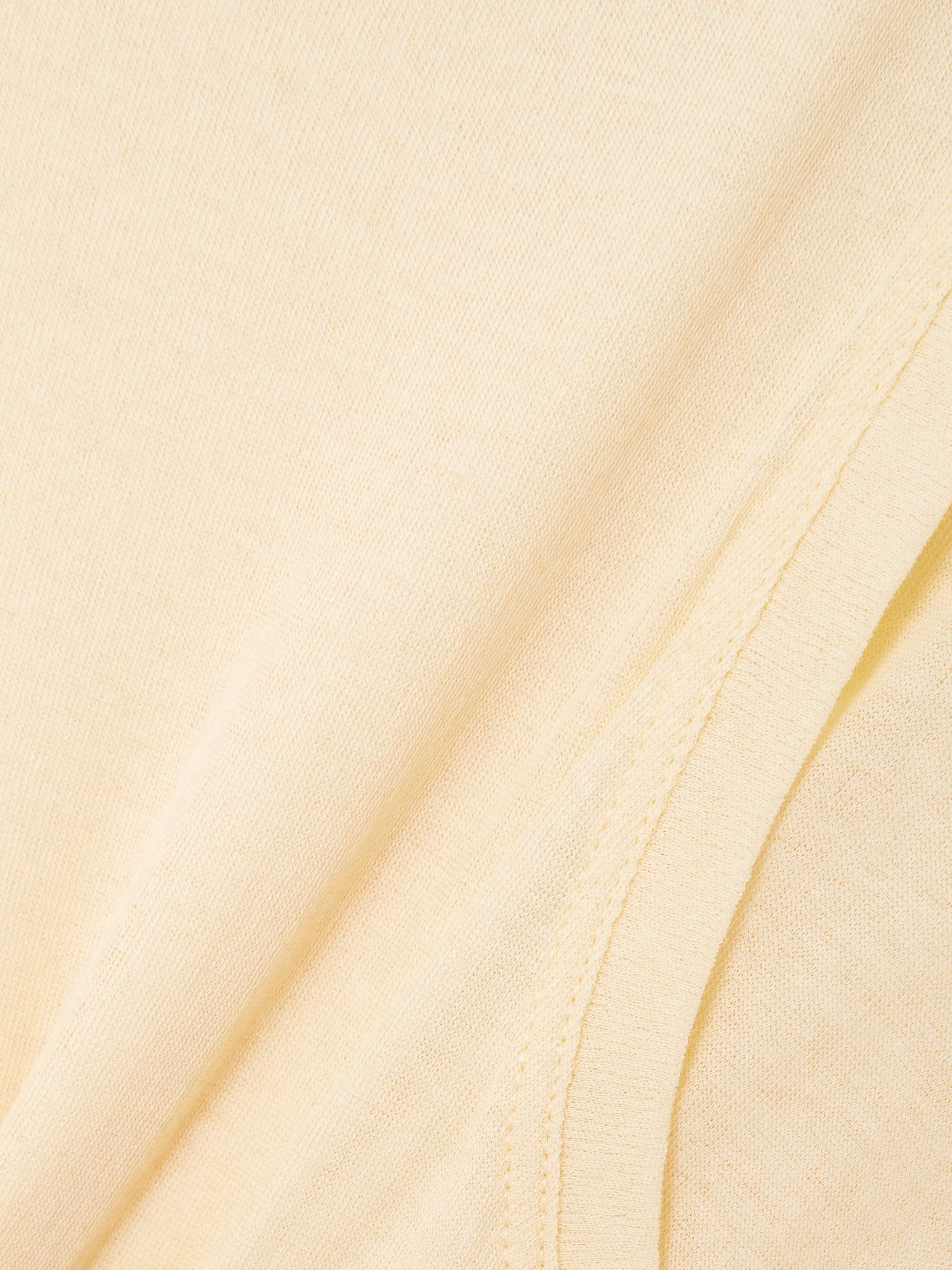Layered cotton-crepe T-shirt view