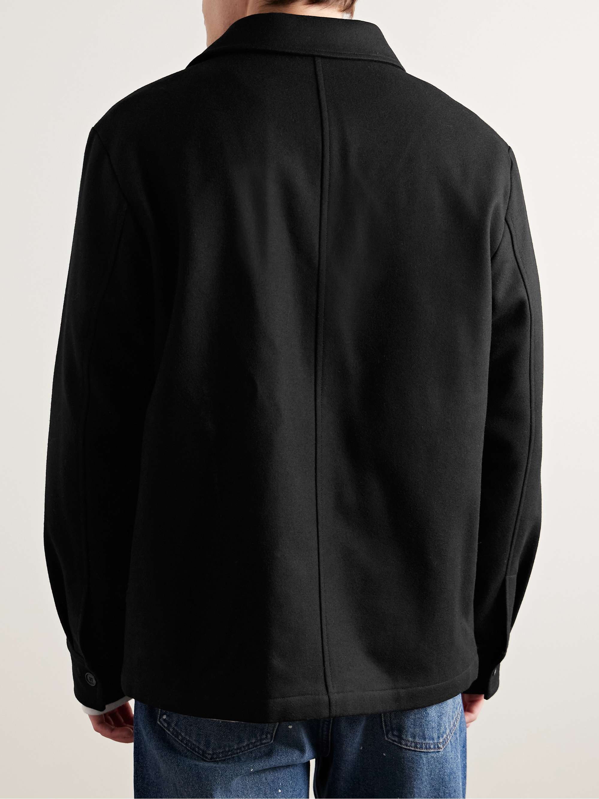 Emile Wool-Blend Felt Overshirt view