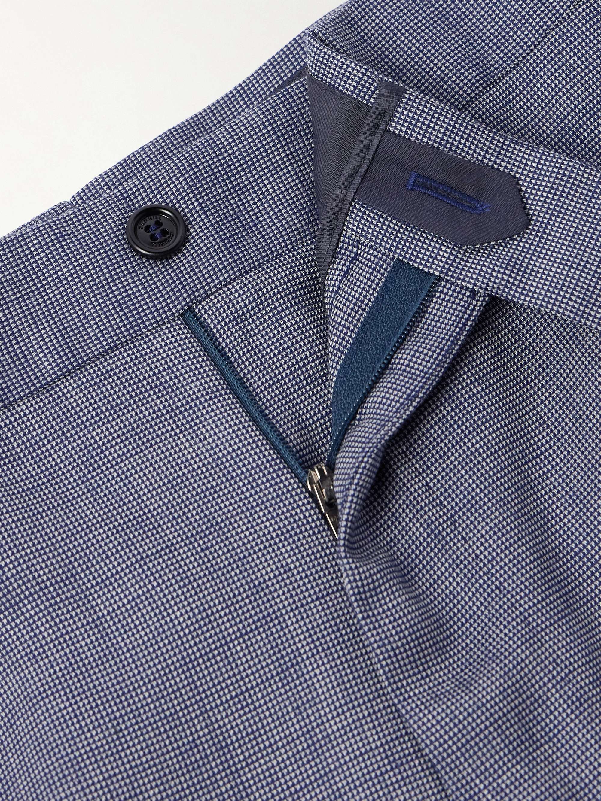 Straight-Leg Nailhead Wool Suit Trousers view