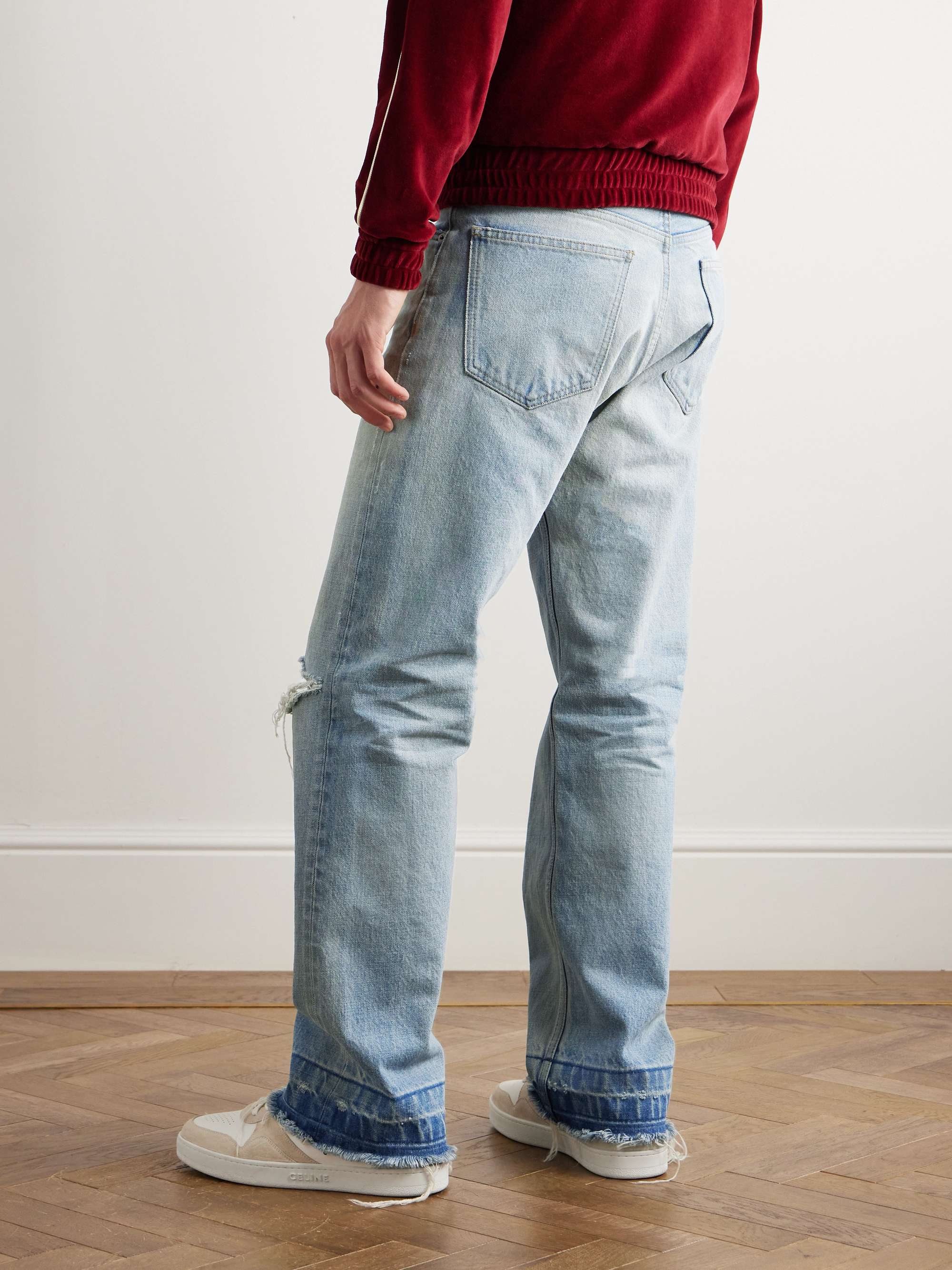 Wesley Straight-Leg Distressed Jeans view