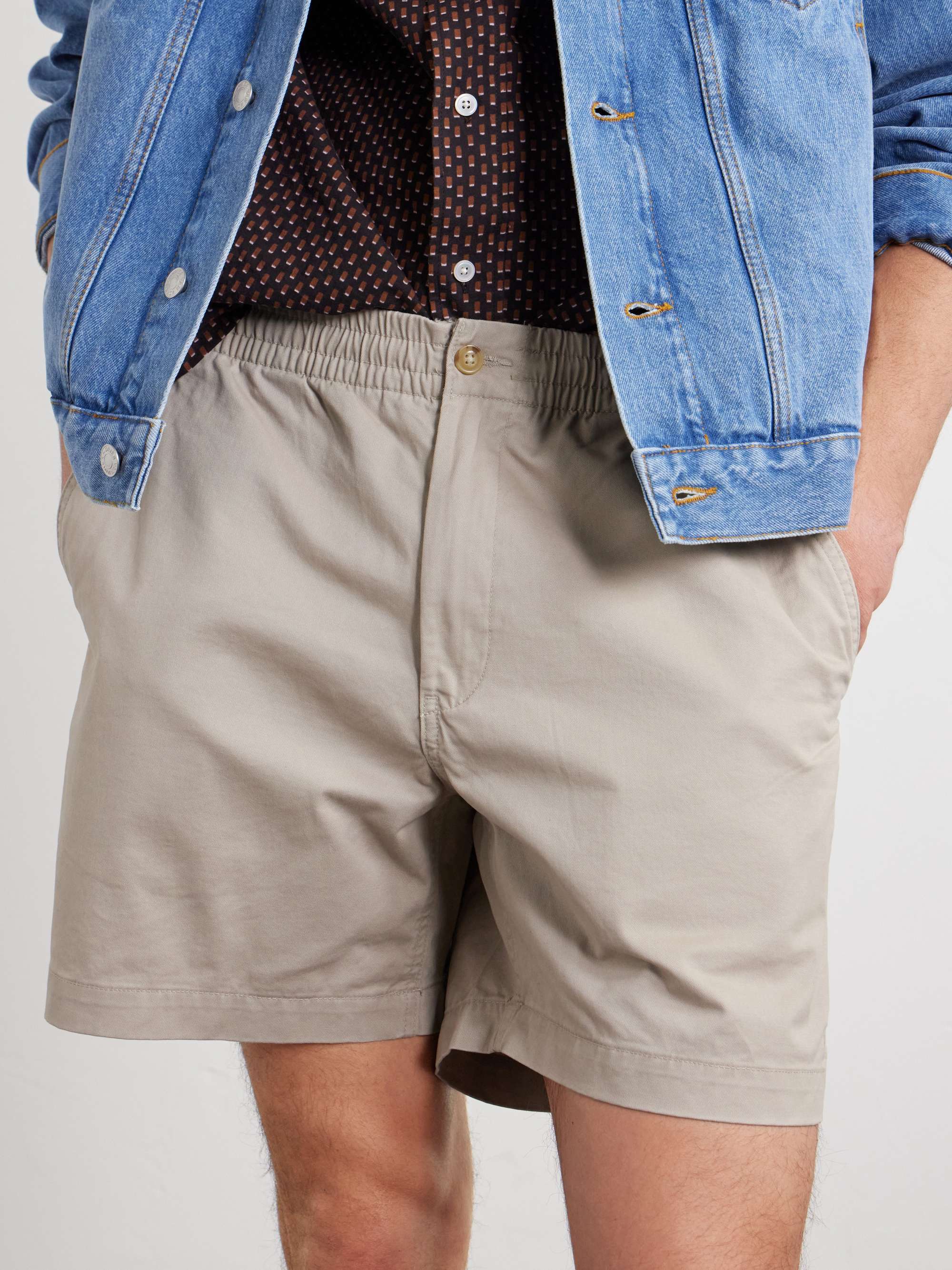 Stretch Cotton-Twill Shorts view