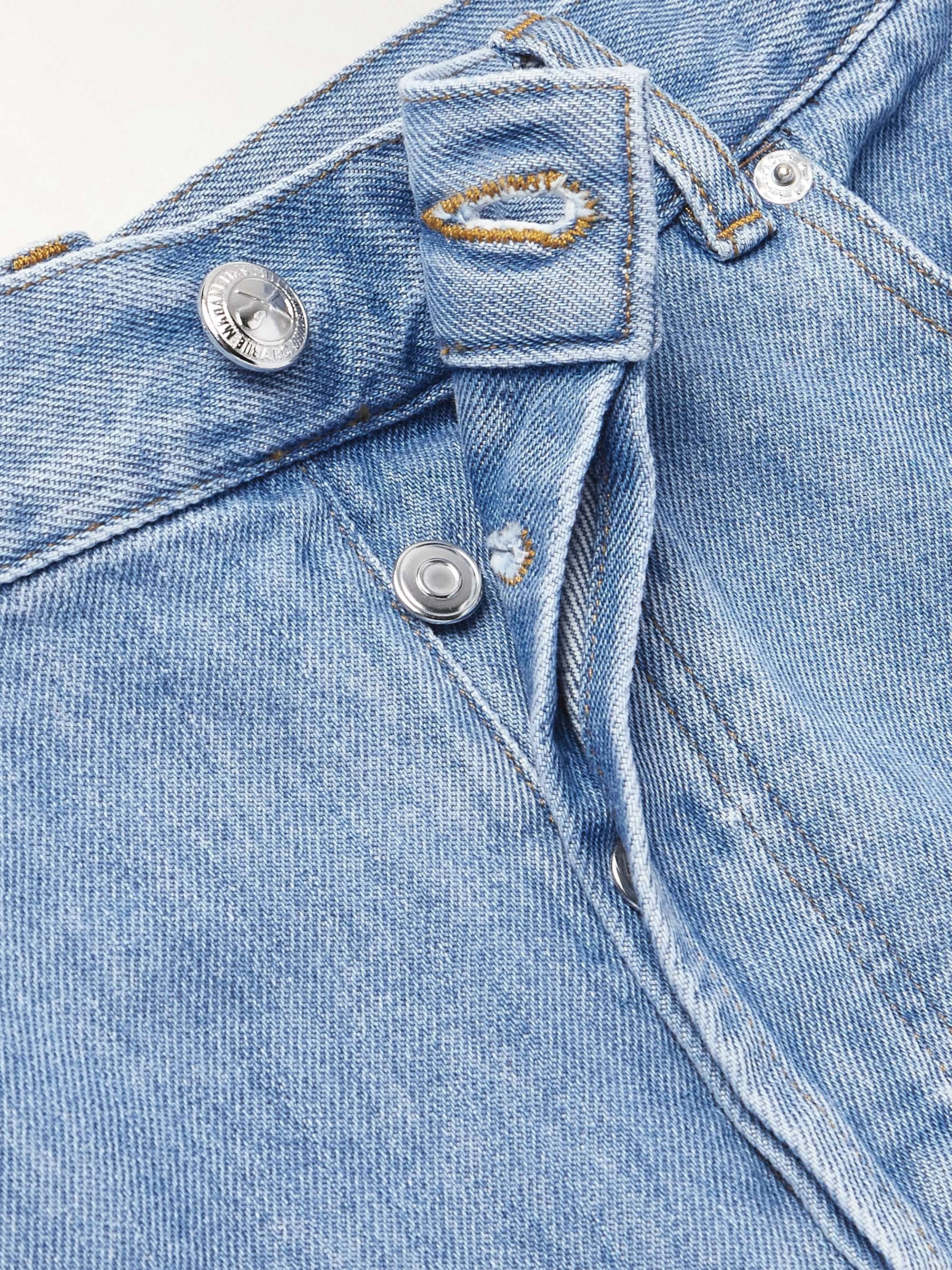 Fairfax Straight-Leg Stonewashed Jeans view