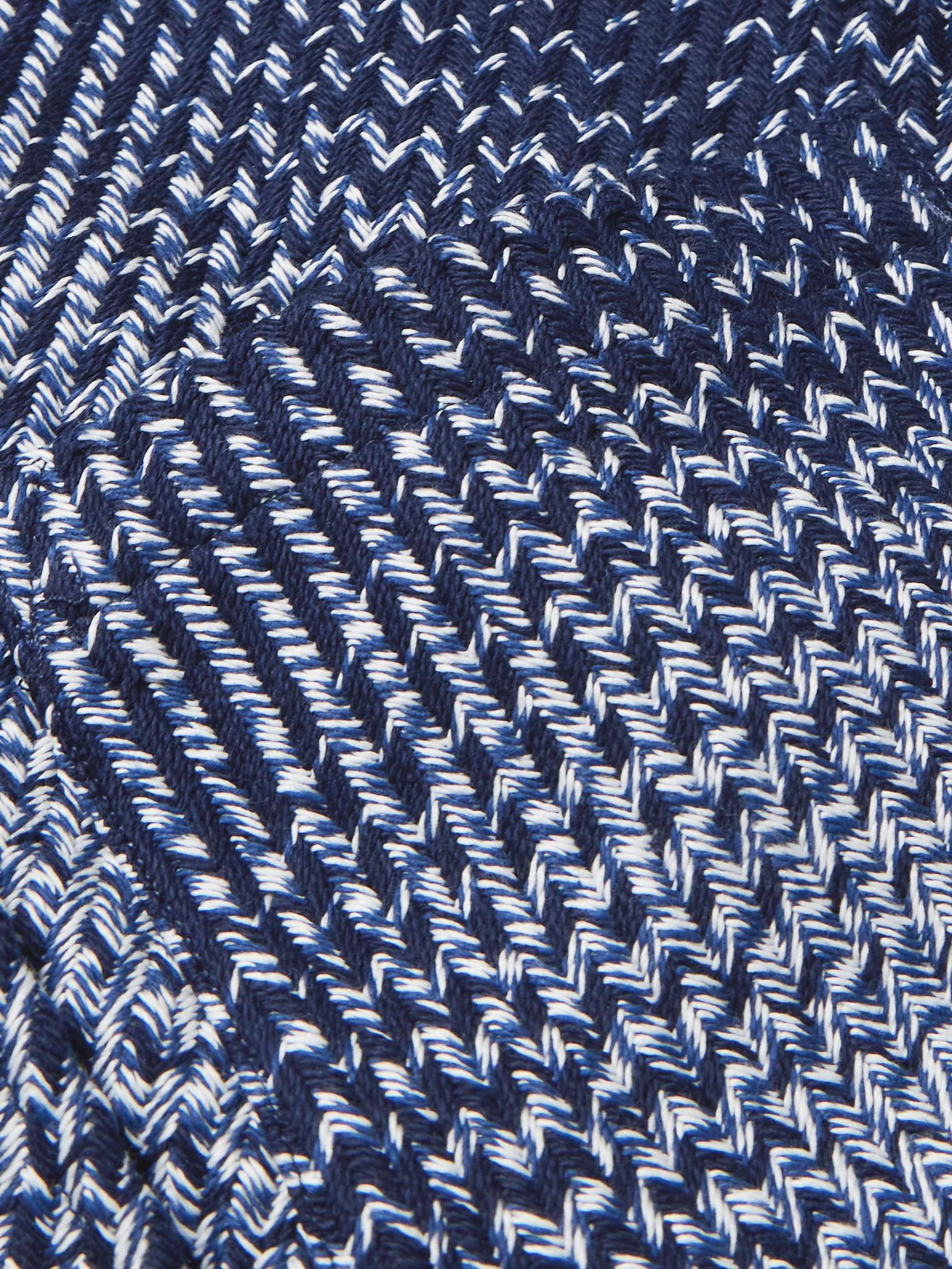Middle Cotton-Jacquard Overshirt view