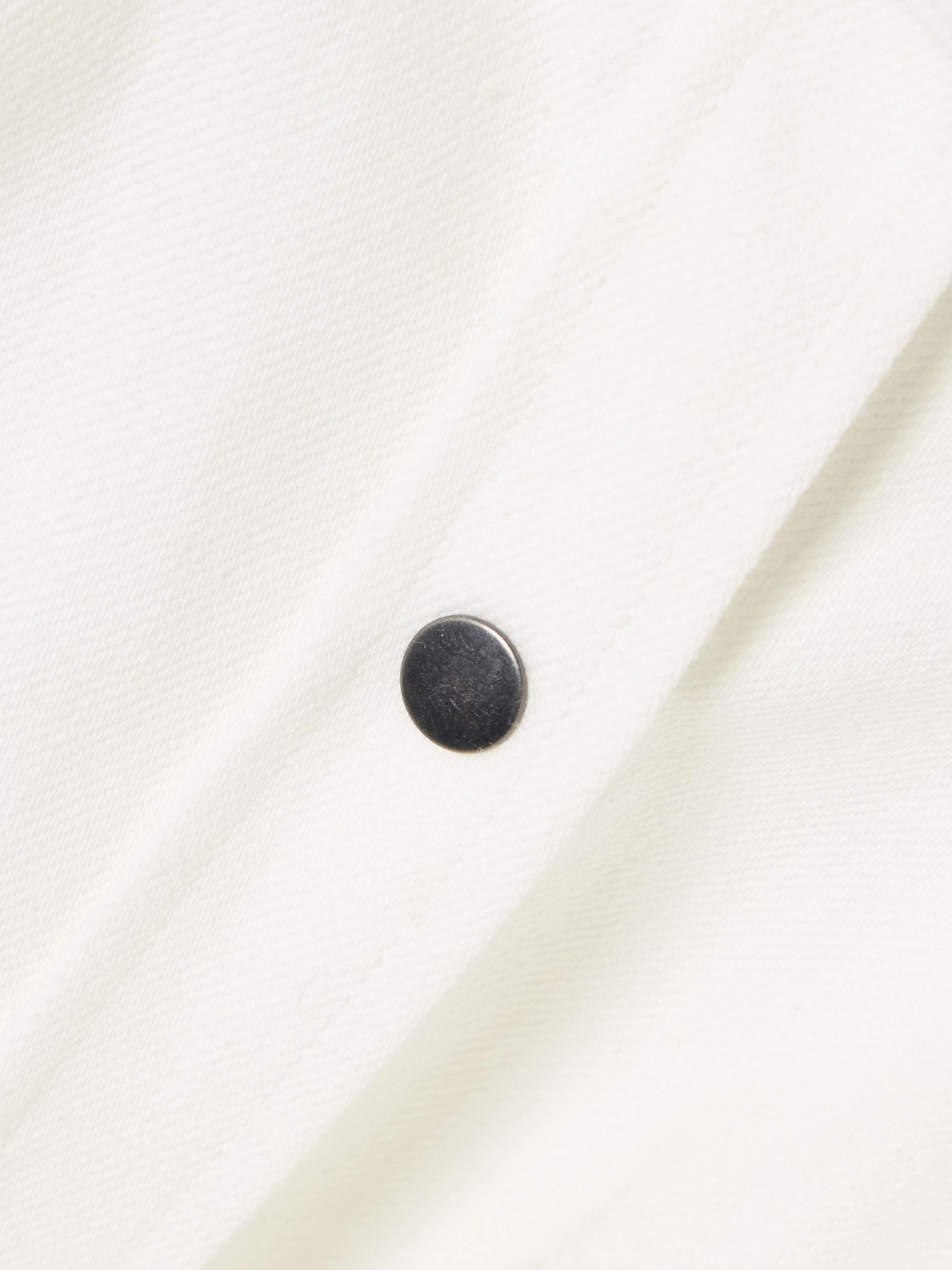 Oversized organic cotton-twill shirt view