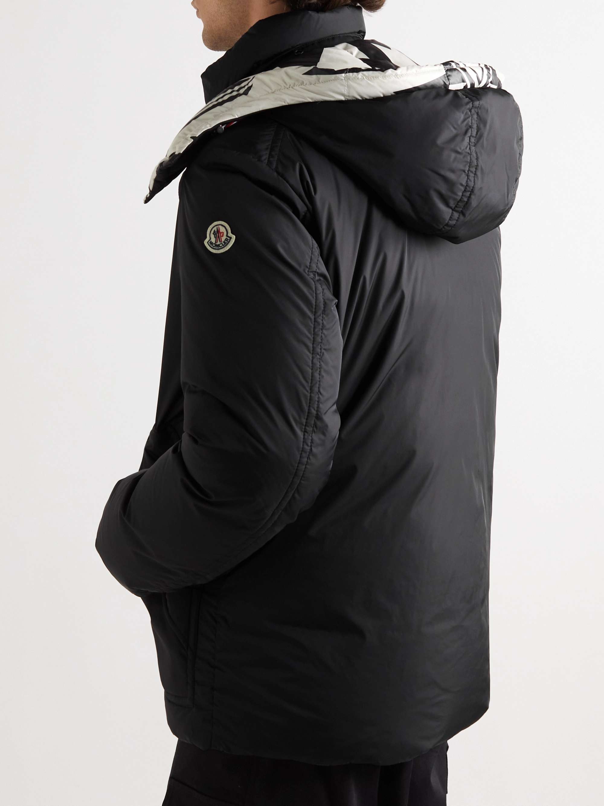 Hordelyme Reversible Printed Shell Hooded Down Jacket view
