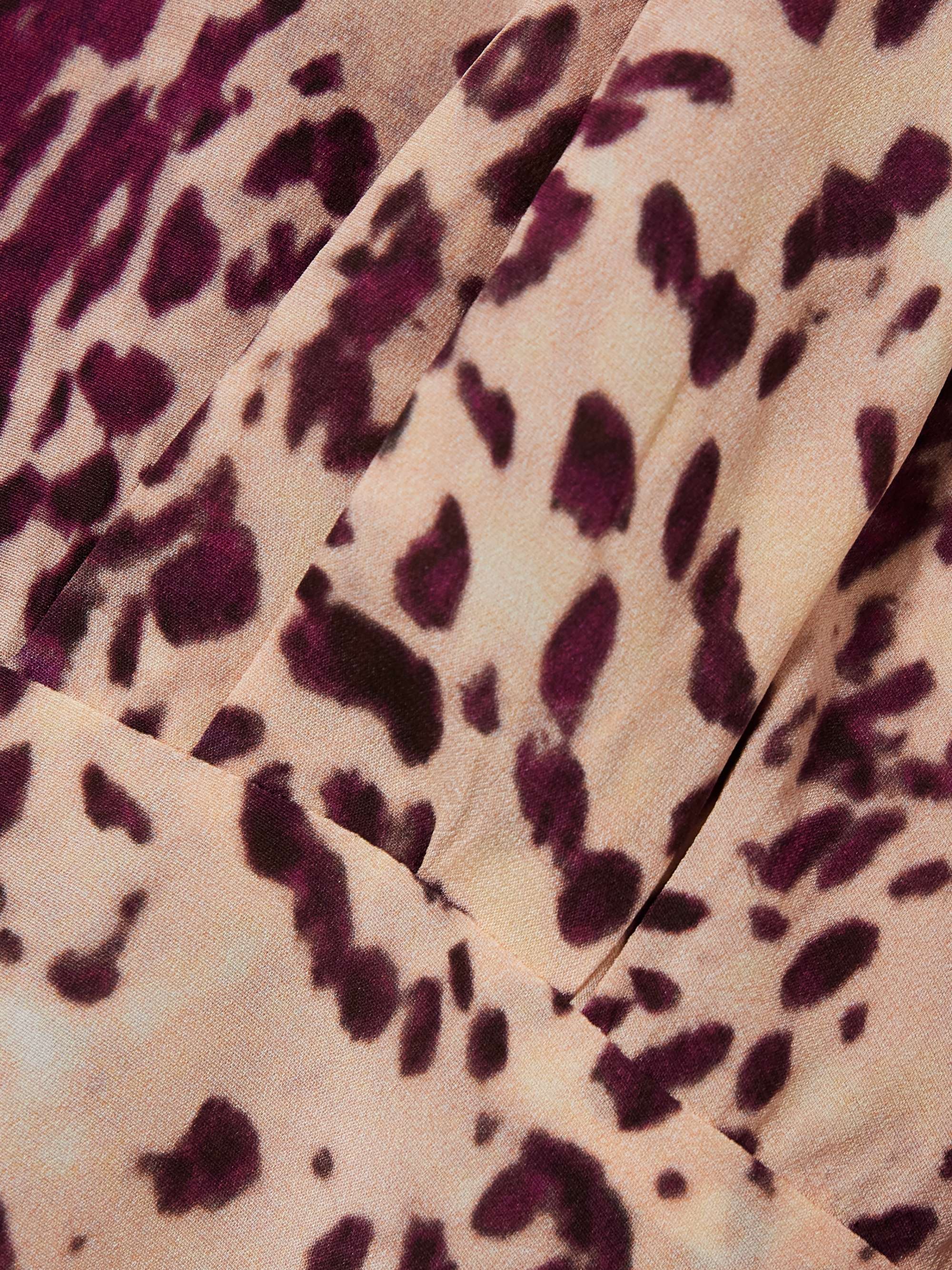 Zarga pleated printed silk-blend blouse view