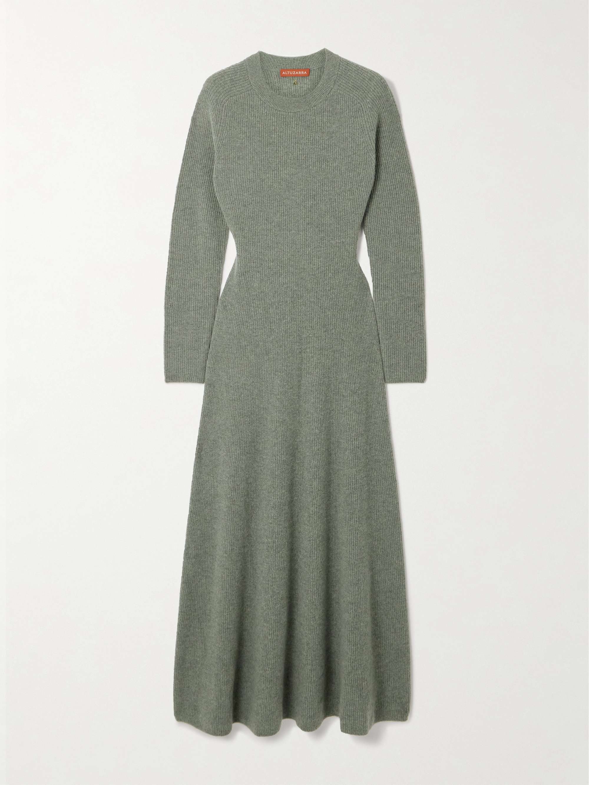 Cuddy ribbed cashmere maxi dress view