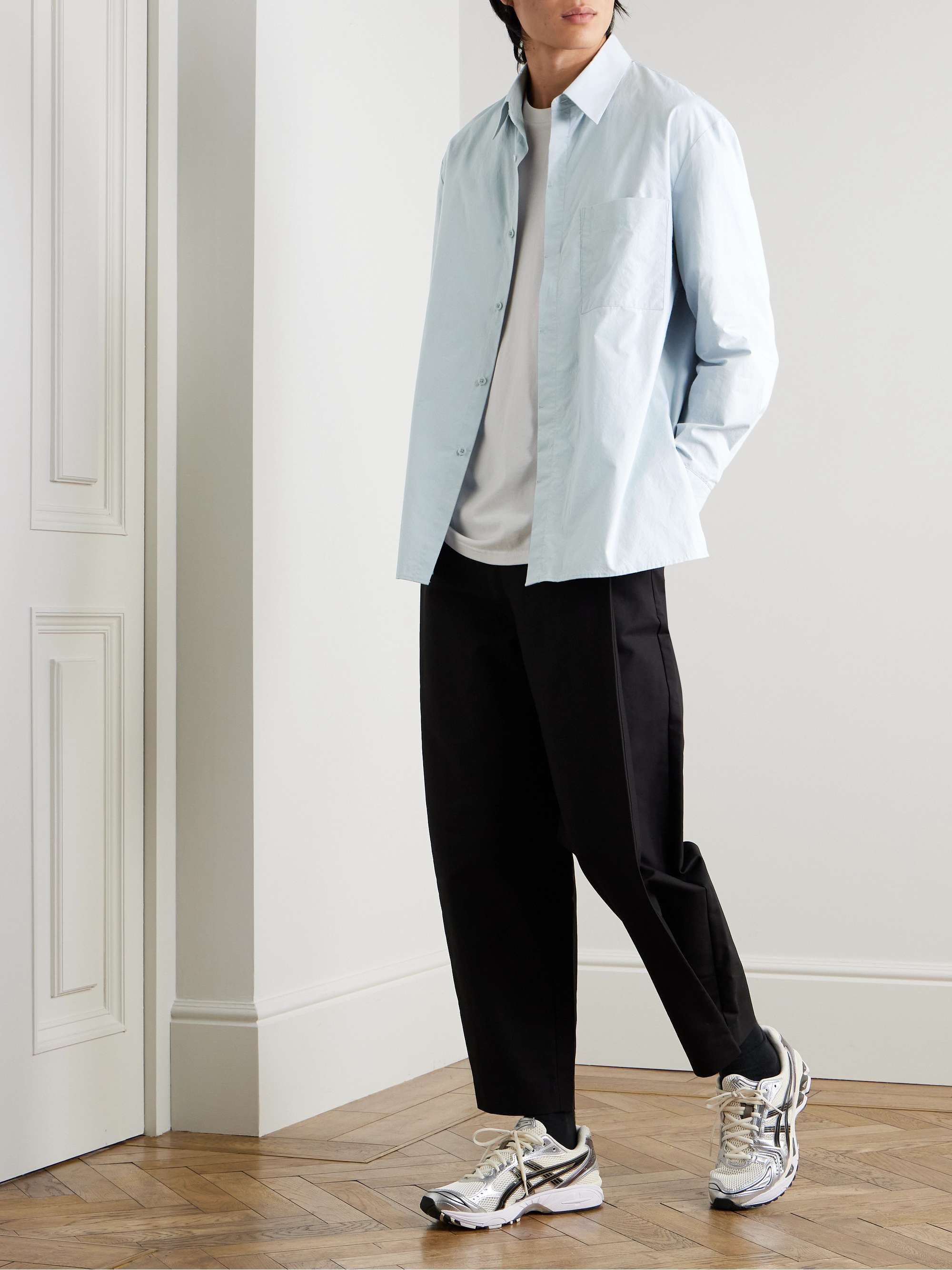 Square Pocket Oversized Cotton Shirt view