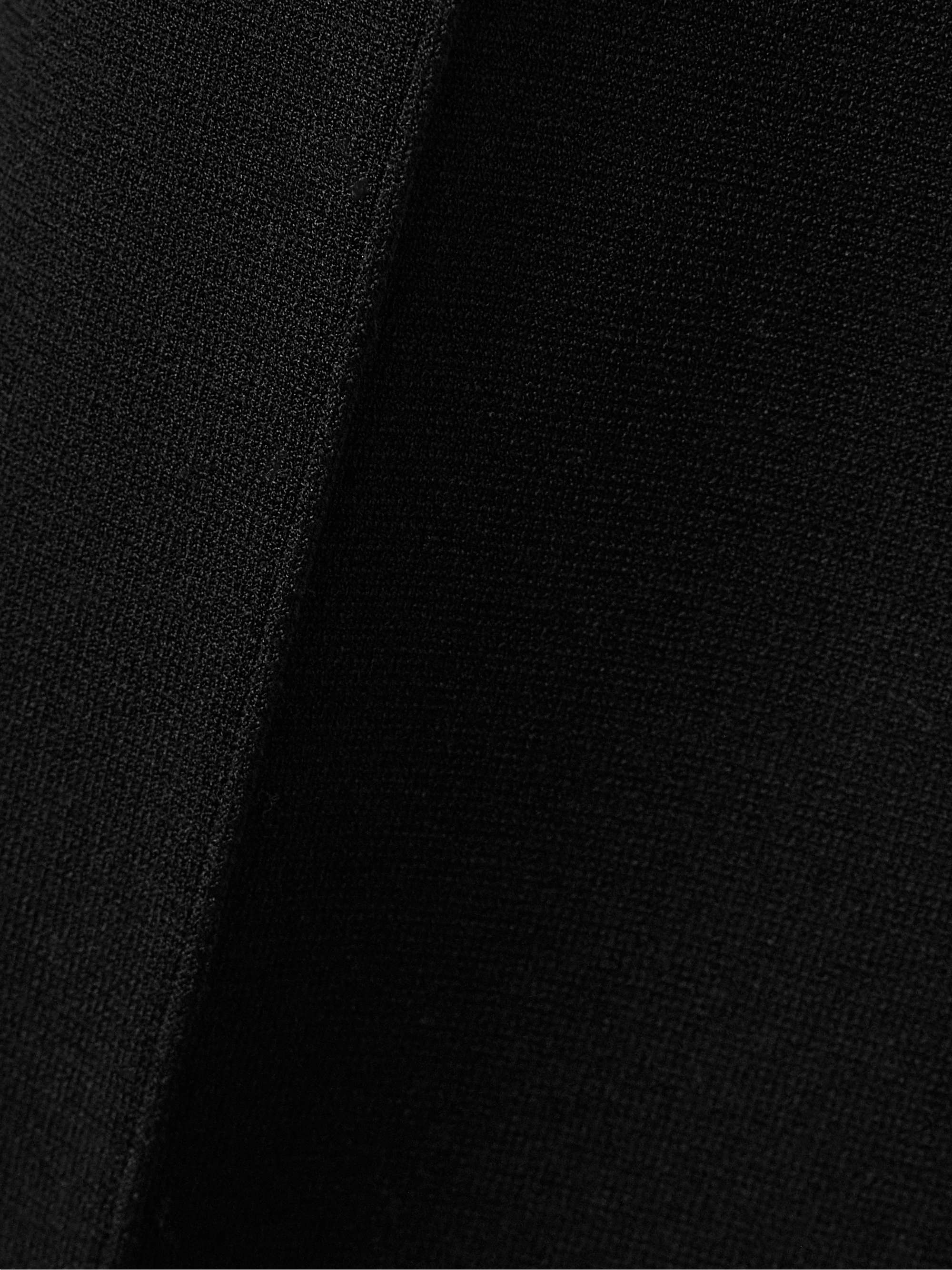 Cropped knitted flared pants view