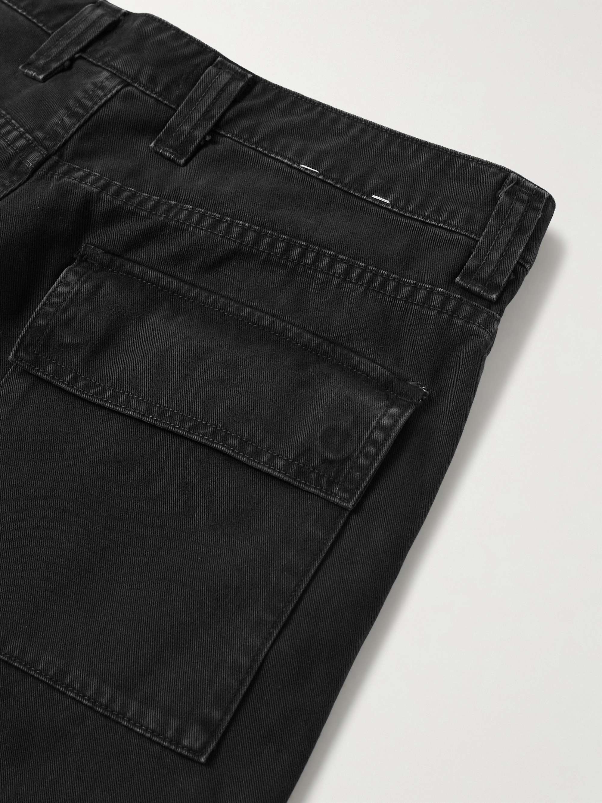 Wilson Wide-Leg Cotton-Twill Cargo Trousers view