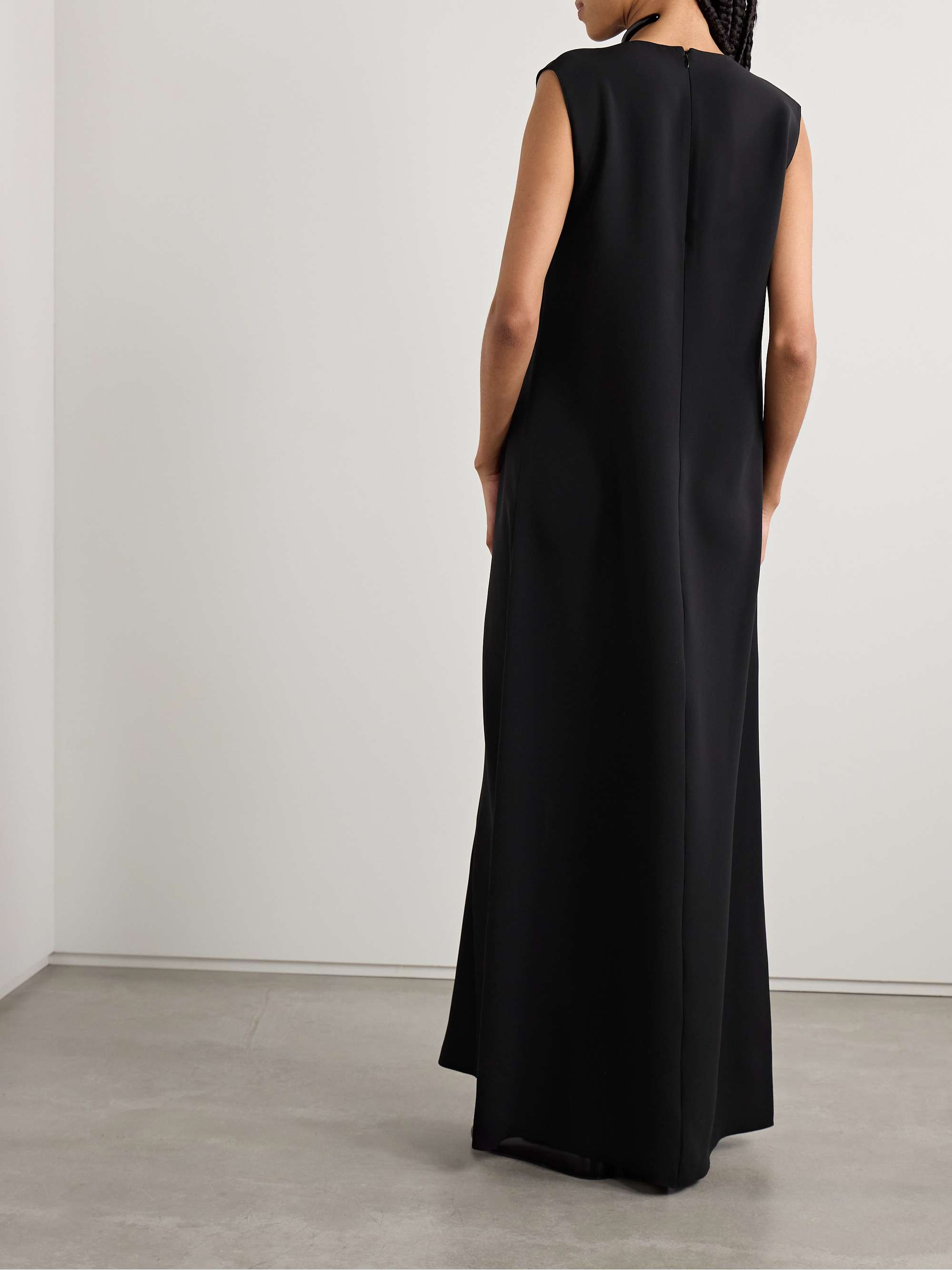Mattie silk-crepe maxi dress view