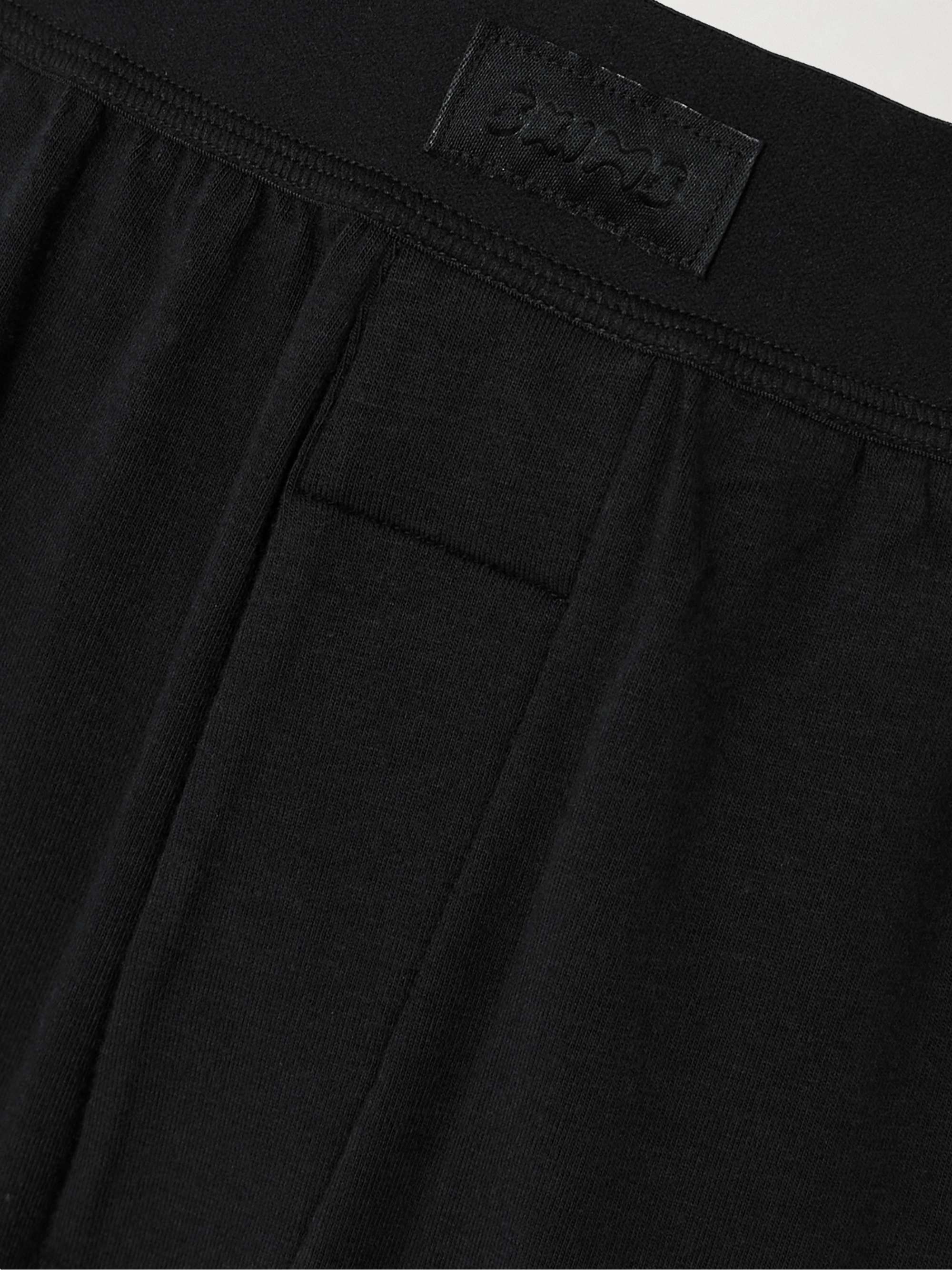Boyfriend stretch-modal and cotton-blend jersey track pants view